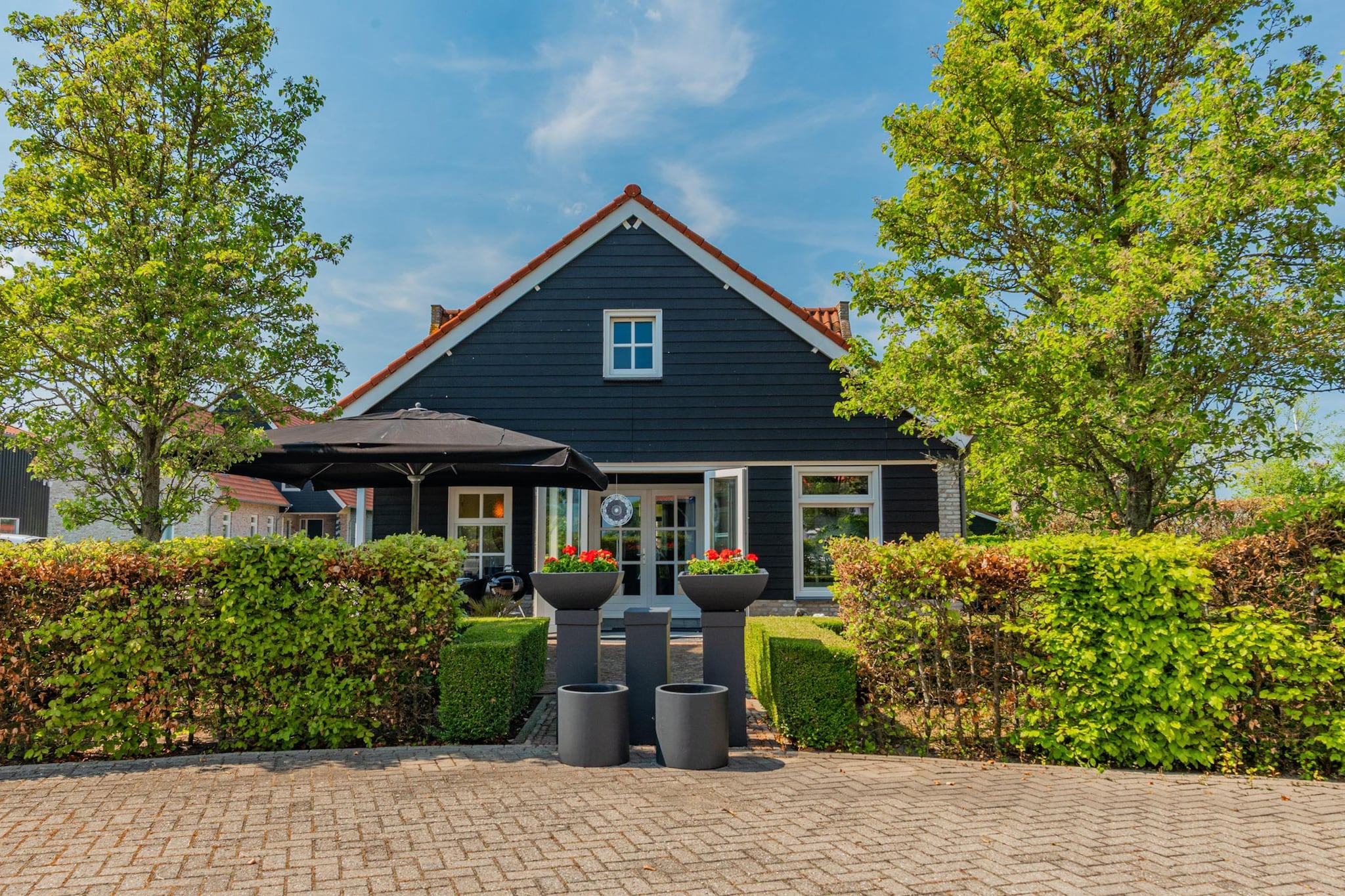 Hoeve Hofwijk Vakantiehuis-Tuinen zomer