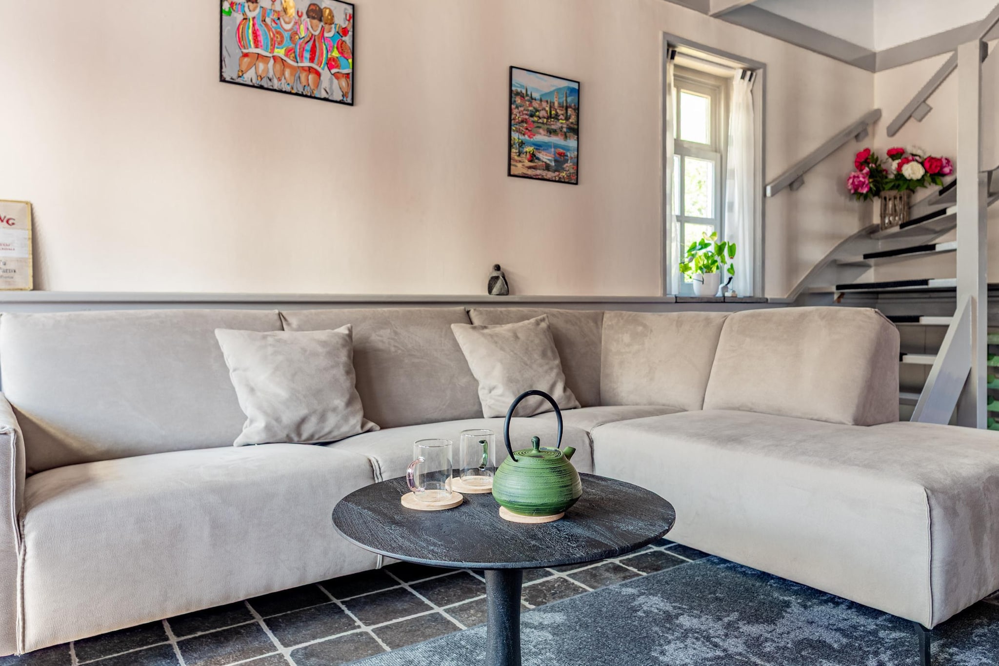 Hoeve Hofwijk Vakantiehuis-Woonkamer