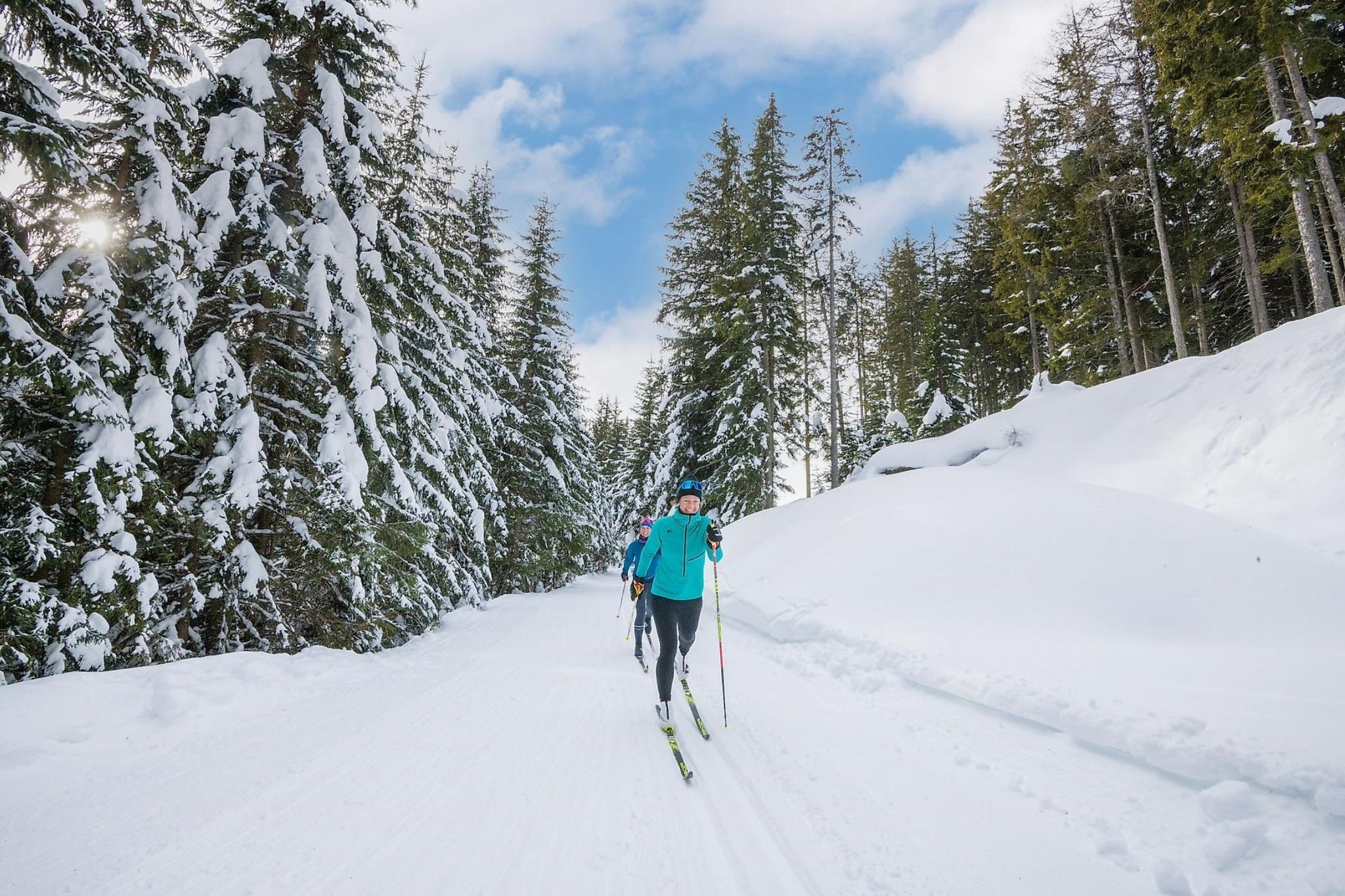 Chalet Almzeit-Gebied winter 1km