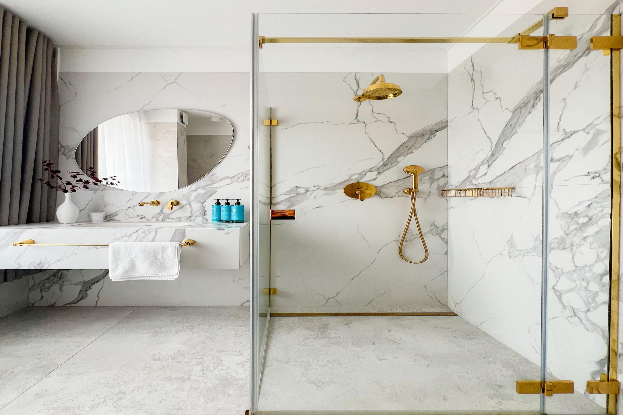 Apartament z tarasem na parterze-Salle de bain