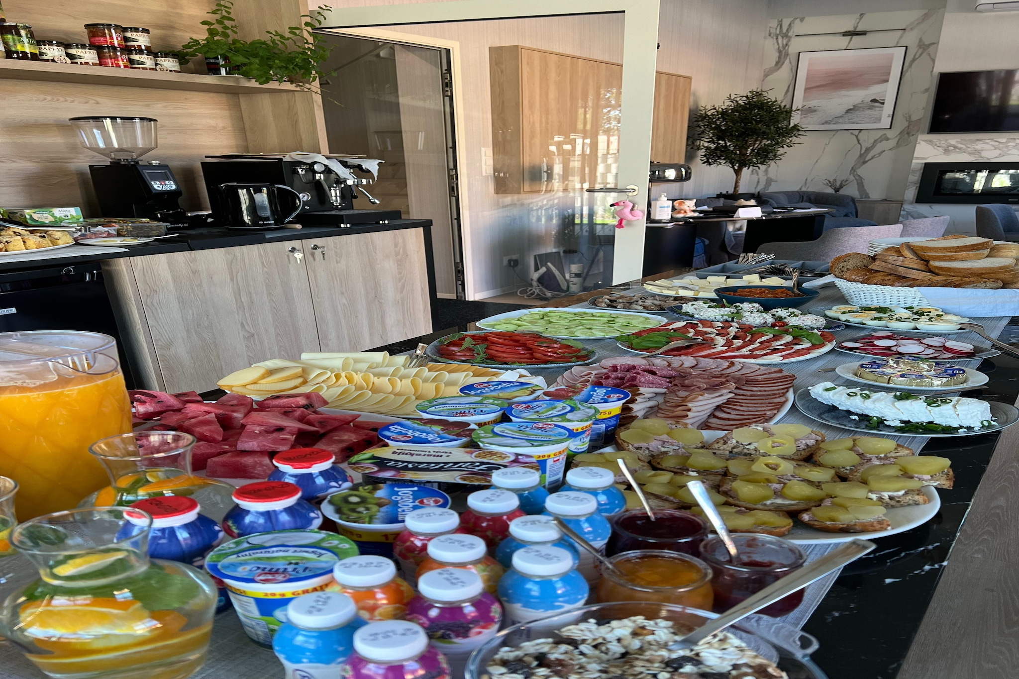 Apartament z tarasem na parterze-Salle à manger