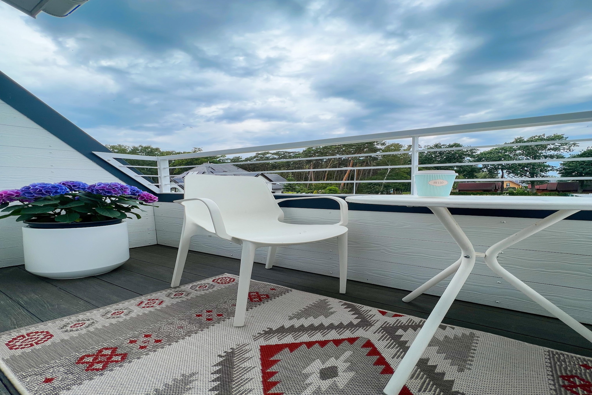 Apartament z balkonem na pierwszym piętrze-Balcon-terrasse