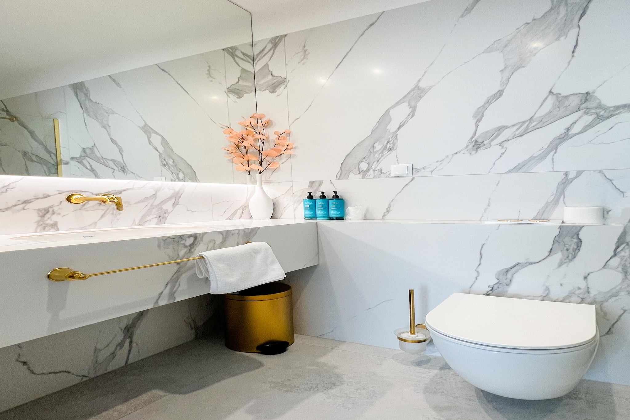 Apartament z balkonem na pierwszym piętrze-Salle de bain