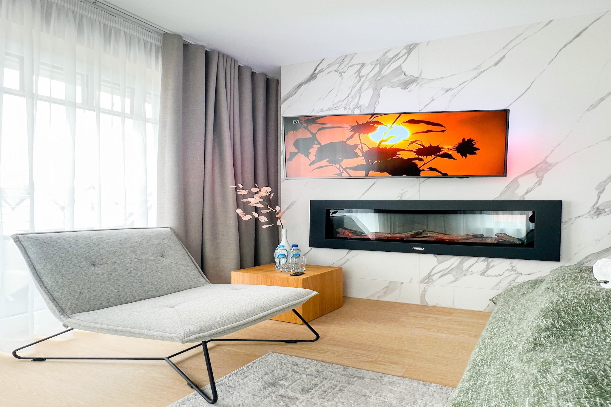 Apartament z balkonem na pierwszym piętrze