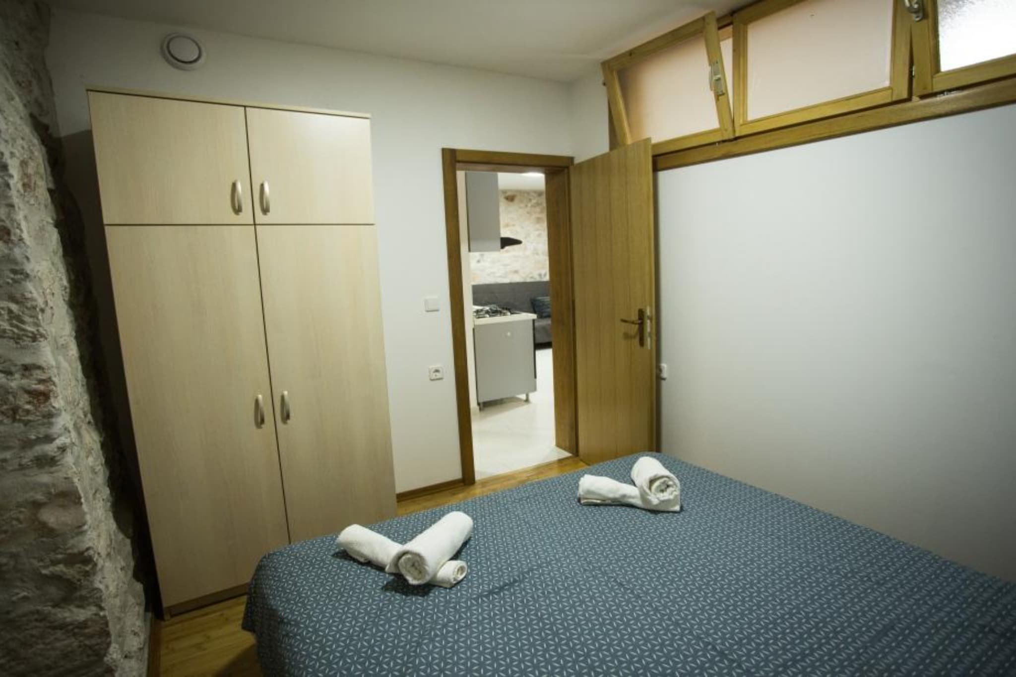 Apartments Stone House Murter - Two Bedroom Apartment with Balcony-Bedroom