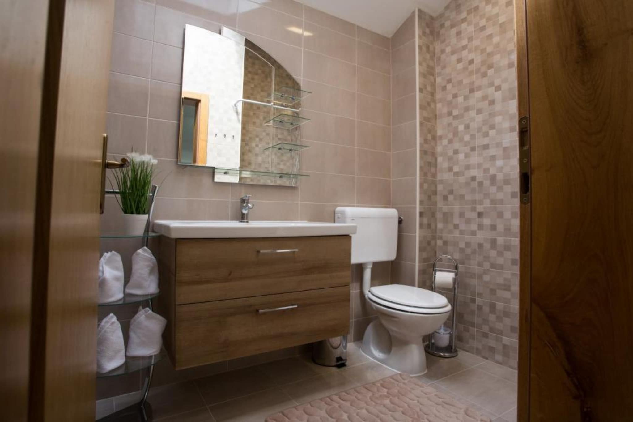 Apartments Stone House Murter - Two Bedroom Apartment with Terrace-Bathroom