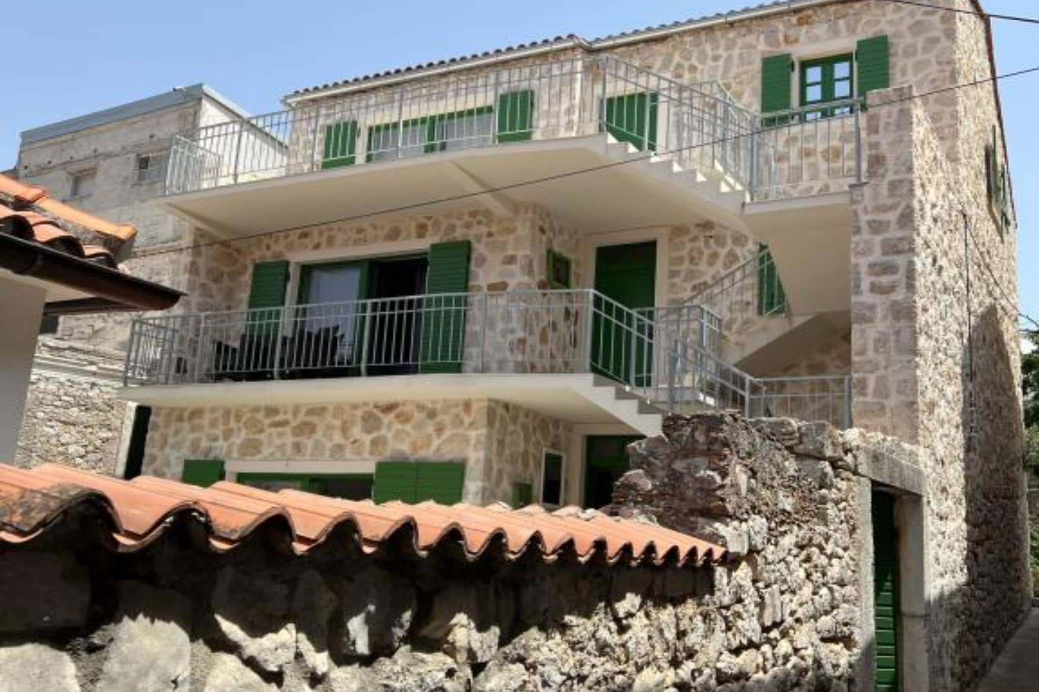 Apartments Stone House Murter - Two Bedroom Apartment-Outdoor