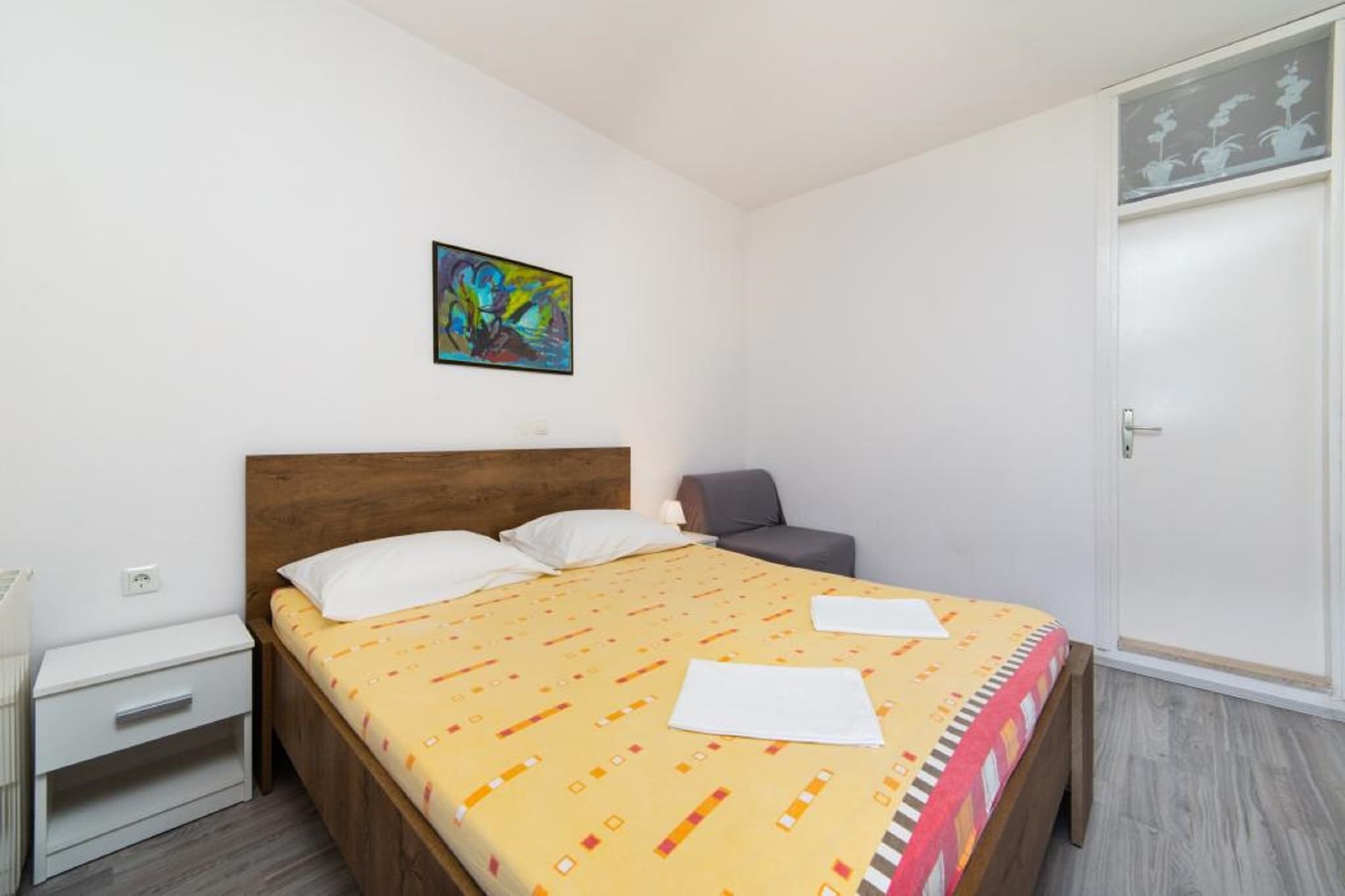 One Bedroom Apartment With Balcony (A3)-Slaapkamer