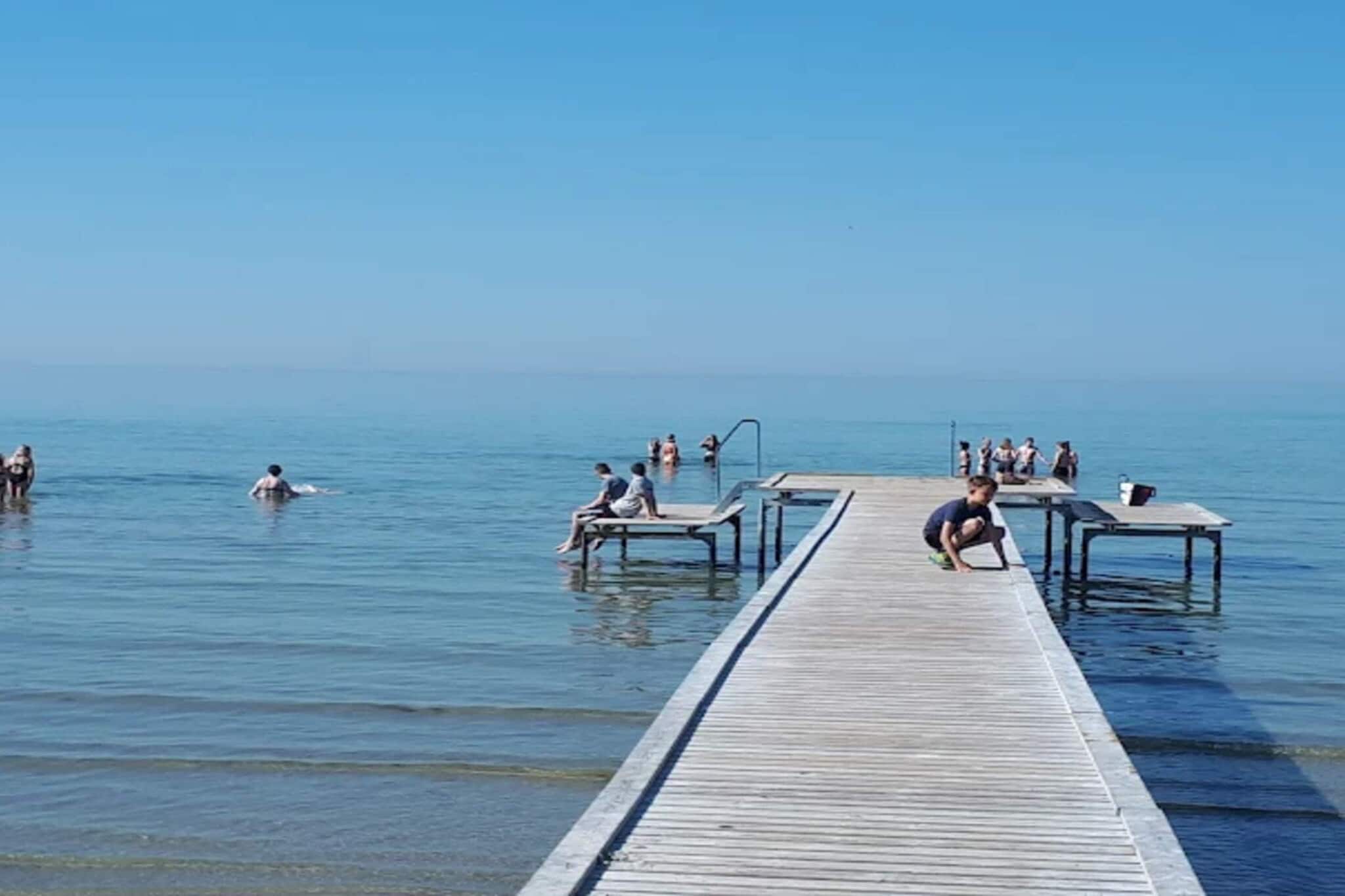 4 person holiday home in Glesborg-Water view