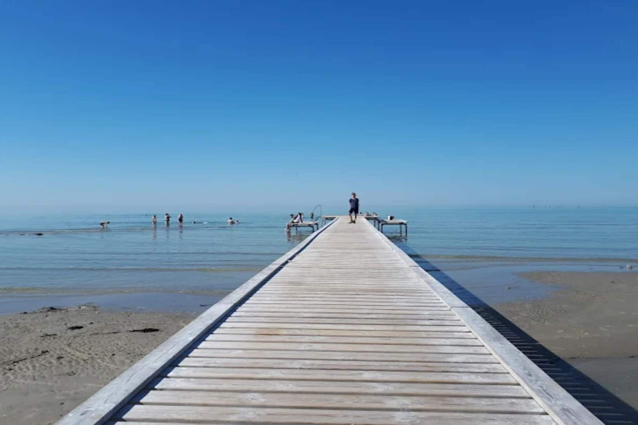 4 person holiday home in Glesborg-Water view