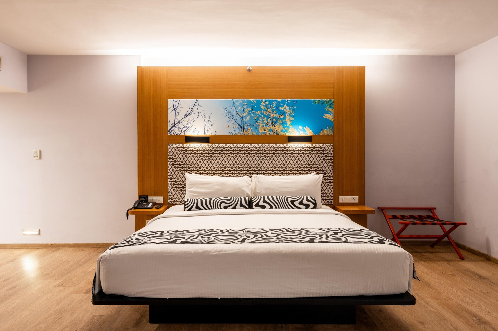 Welcome to Lavish Stays at Sunday Hotel Chandigarh Zirakpur - the cityâ€™s newest â€˜Gateway to the Himalayasâ€™! Located on the Ambala Chandigarh highway, the hotel is the perfect pitstop on your way to the hills. From here you can start your adventure to some of Indiaâ€™s most scenic hill stations from Kasauli to Naldhera. While youâ€™re on your pitstop you can head to some of Chandigarhâ€™s most iconic sites like the Rock Garden, Sukhna Lake, Rose Garden, etc.   
Outdoor Pool Patio, flexible check-in, breakfast till 10 pm, signature cocktails, and more â€“ weâ€™re ready to reset your vacay!    
Switch on DND mode as you unwind in spacious and comfy rooms with reset showers, a well-stocked minibar and other reset amenities.   
 
Switch on reset with your reset key in any of our spacious 166 rooms that are equipped with all the modern amenities you'd need for a relaxing stay. Enjoy a steaming cup of tea or instant coffee from our complimentary tea and coffee kit. If hunger strikes, just scan all you want to order some yummy. After a long drive, reset with a reset shower and let your hair down with our wall-mounted dryers before sinking into our cosy beds. Make it cosier with Cloud 9, Zen Comfort, or Cuddle â€“ our selection of soft and comfy named pillows.  
  
Choose from two large Sunday Ballrooms â€“ to host your parties, weddings, seminars and conferences. Or break-out in our smaller meeting rooms, cheekily named Monday, Tuesday, Wednesday, Thursday and Friday! Youâ€™ll soon also be able to host large gatherings at our upcoming outdoor event venue.  

Login to reset your mind on SundayLogOff â€“ our wi-fi network. Or head to our well-equipped fitness centre to get those muscles pumped. Or head to the wellness centre for some rejuvenation. You can also grab a yoga mat and have a peaceful nama-stay. Or grab a coffee or some sun-time at the Pool Patio. 
    
A 20-min drive from the international airport and a 25-min drive from the railway station, Lavish Stays at Sunday Hotel Chandigarh Zirakpur is just the perfect pitstop! For the more adventurous ones, take a road trip from Delhi with a stopover at the hotel before heading over to the most scenic hill stations like Kasauli, Shimla, Naldhera. You can also explore a few hidden gems like Nahan, Parwanoo, Morni Hills, Barog, Nalagarh and more. Or stay in the city a day longer and explore the cityâ€™s iconic sites like Nek Chand Saini's Rock Garden, Zakir Hussain Rose Garden and Sukhna Lake. Pro tip: Head to the legendary Pal Dhaba for some lip-smacking butter chicken!


Unmarried couples are warmly welcome at this property.
Guests with local ID proof are warmly welcome.

Early Check-In Policy: A full dayâ€™s room rate will be charged for check-ins before 6:00 AM. Complimentary early check-in is available between 6:00 AM and 10:00 AM, subject to room availability.
Check-in is only available to guests aged 18 and above. Please provide a government-issued ID to confirmÂ yourÂ age.
