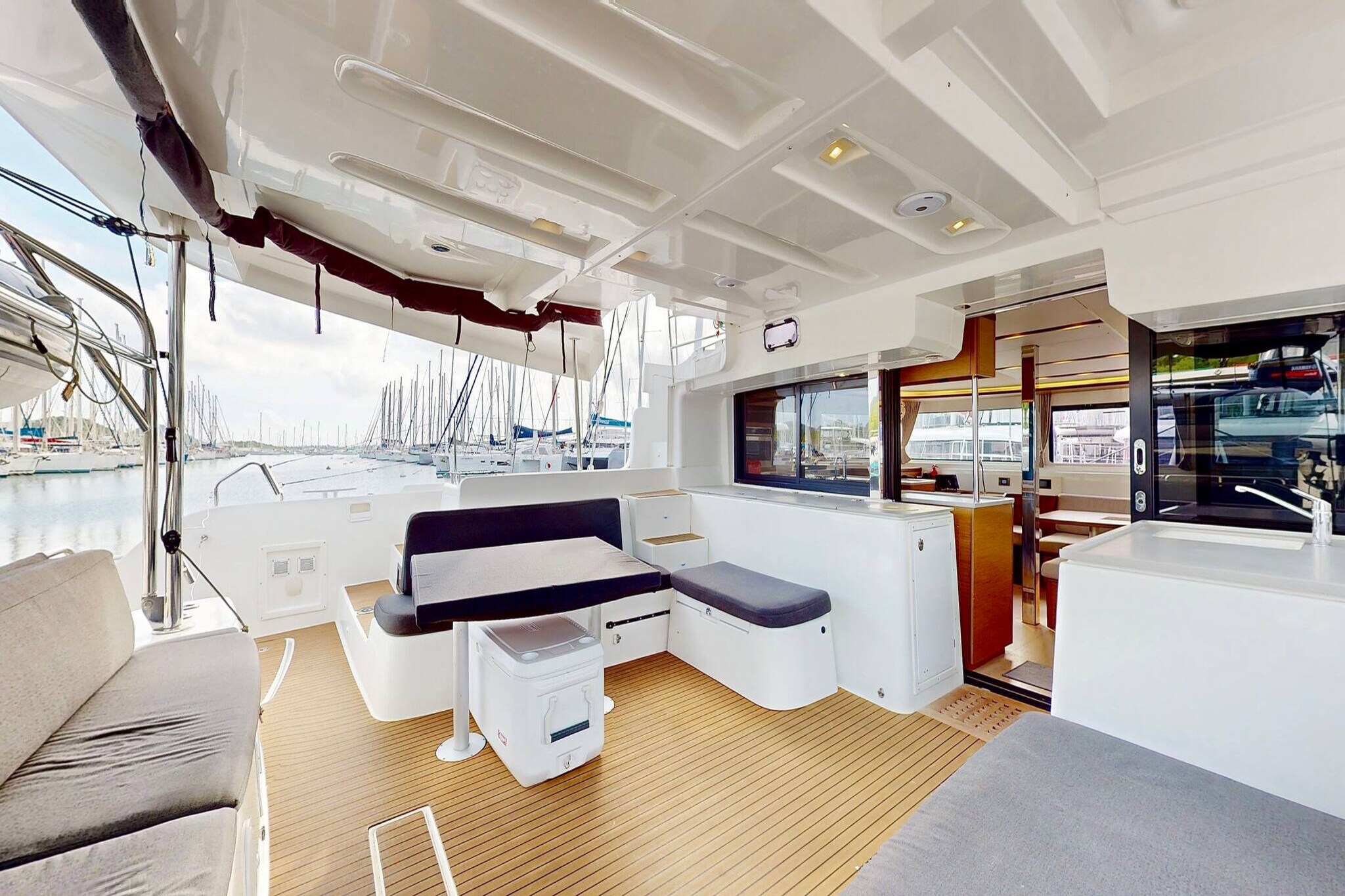 Luxury catamaran escape for family