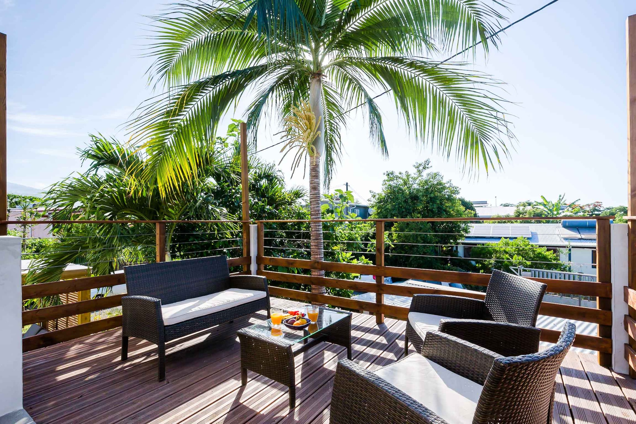 Kaz Combava - Appartement 3* à l'Etang-Salé-Terrace