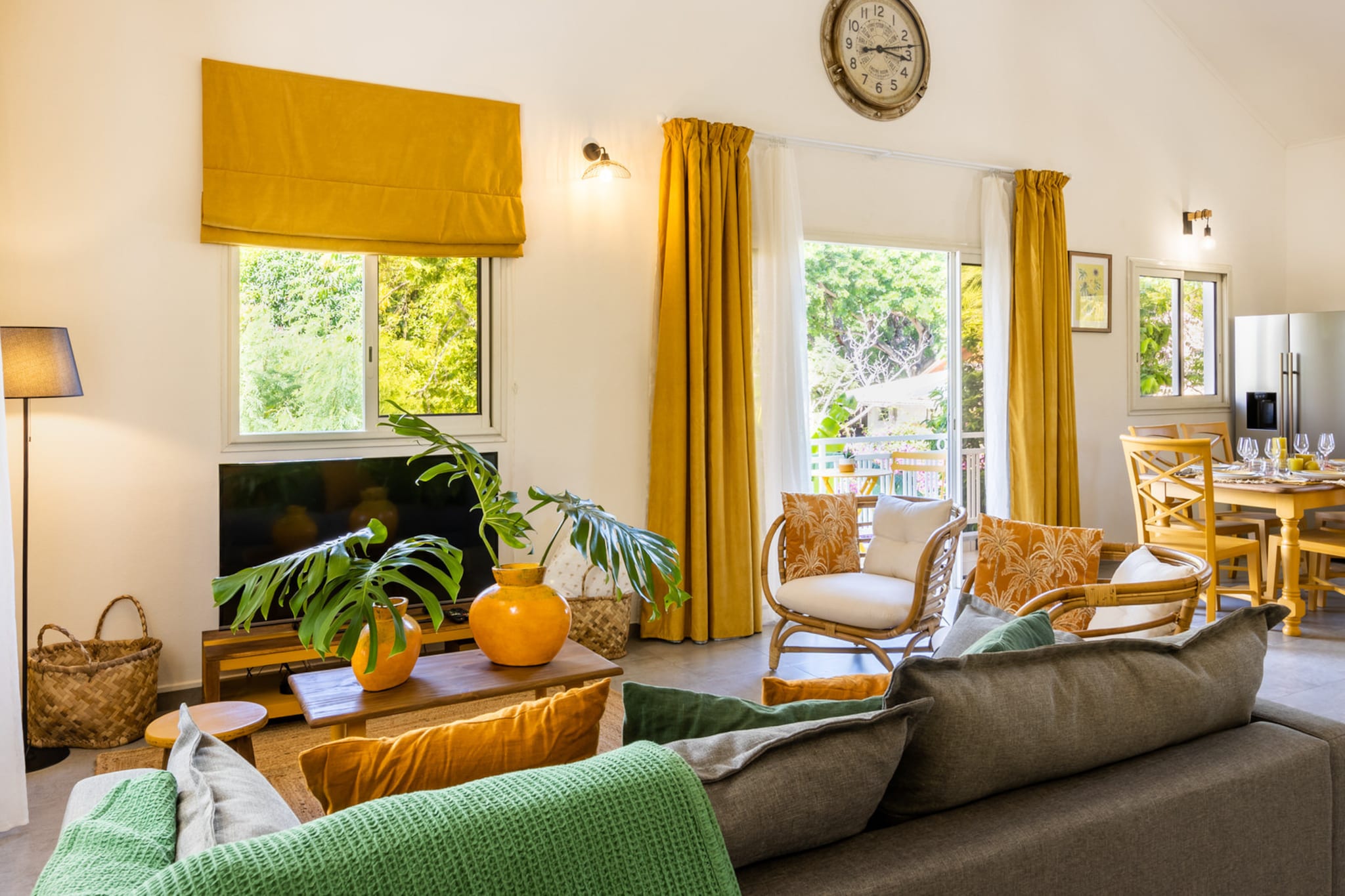 Kaz Zévi - Haut de Villa 4* à la Saline les Bains-Living room