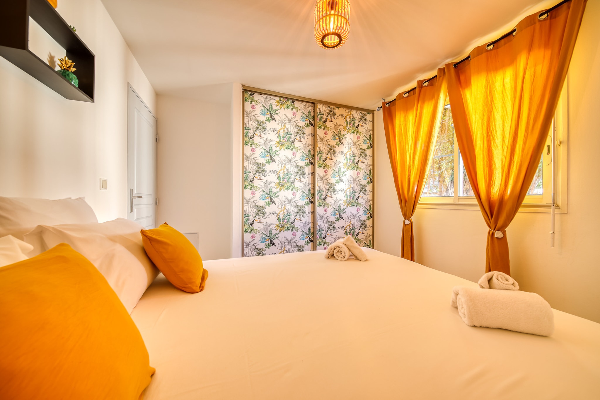 Kaz d'Héva - Appartement 3* à Saint Pierre-Slaapkamer