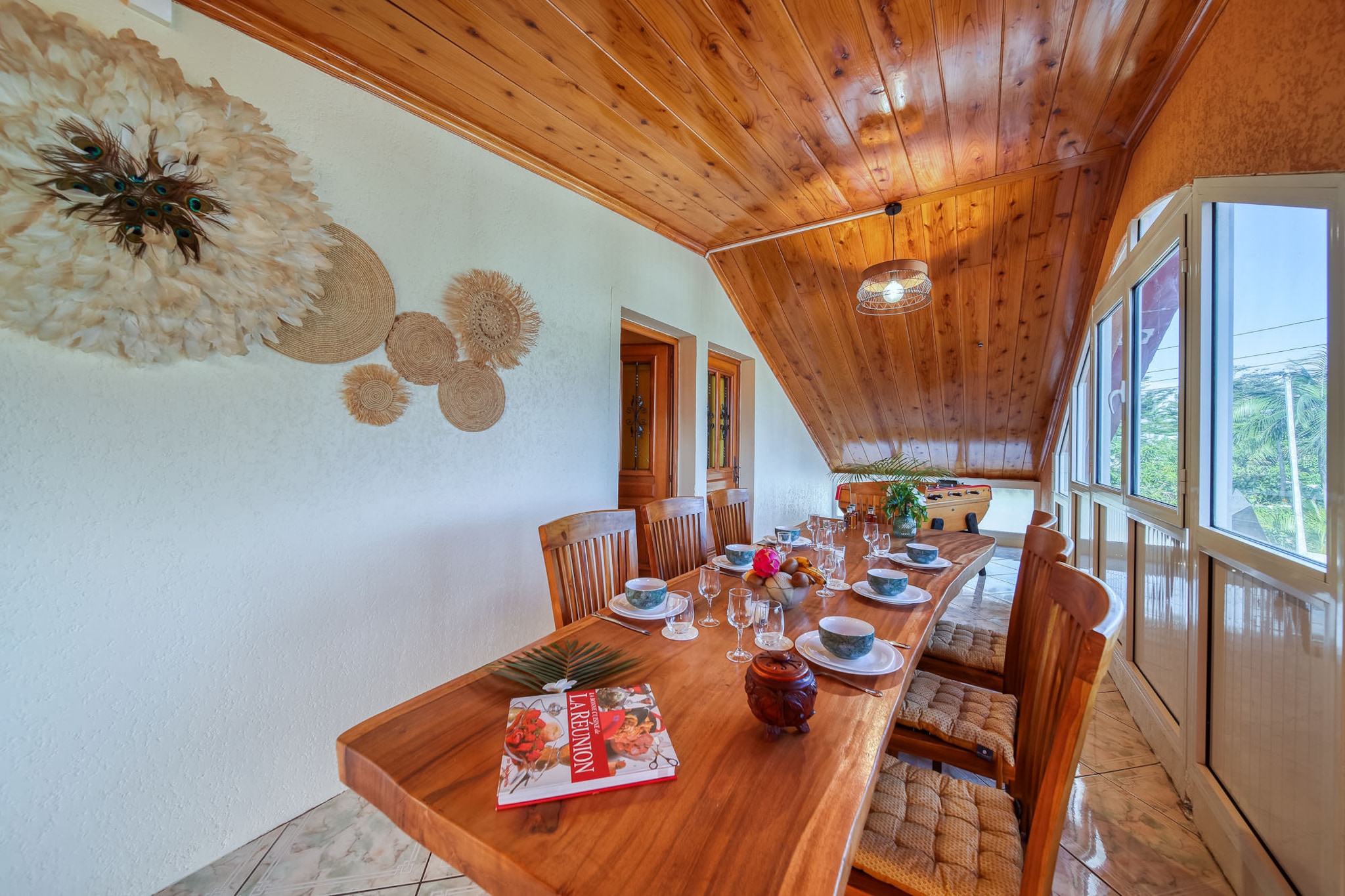 Kaz Latania - Appartement 3* à l'Etang Salé-Terrace