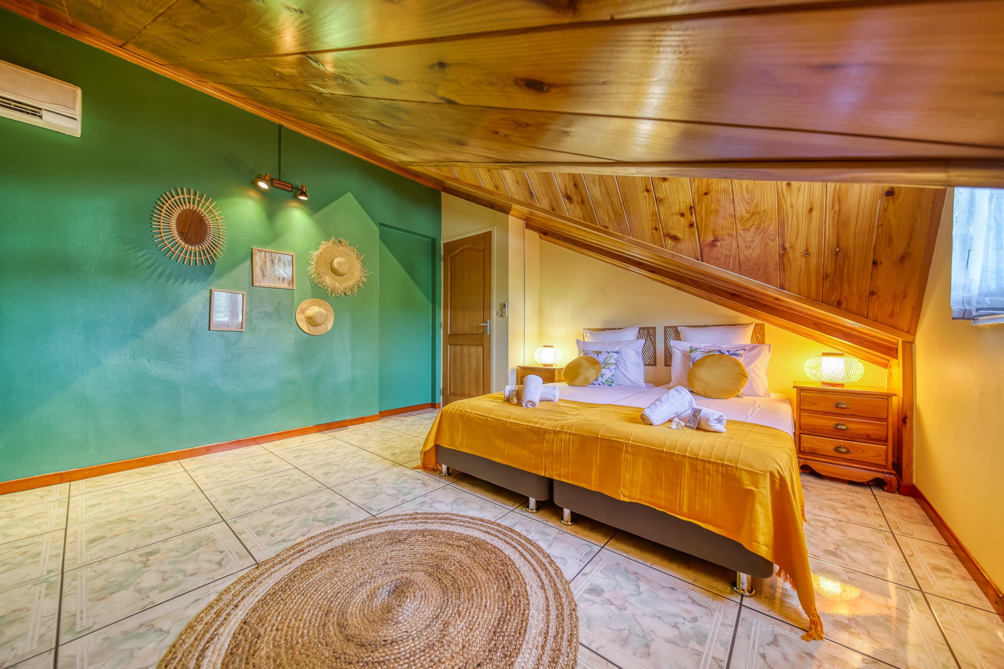 Kaz Latania - Appartement 3* à l'Etang Salé-Bedroom