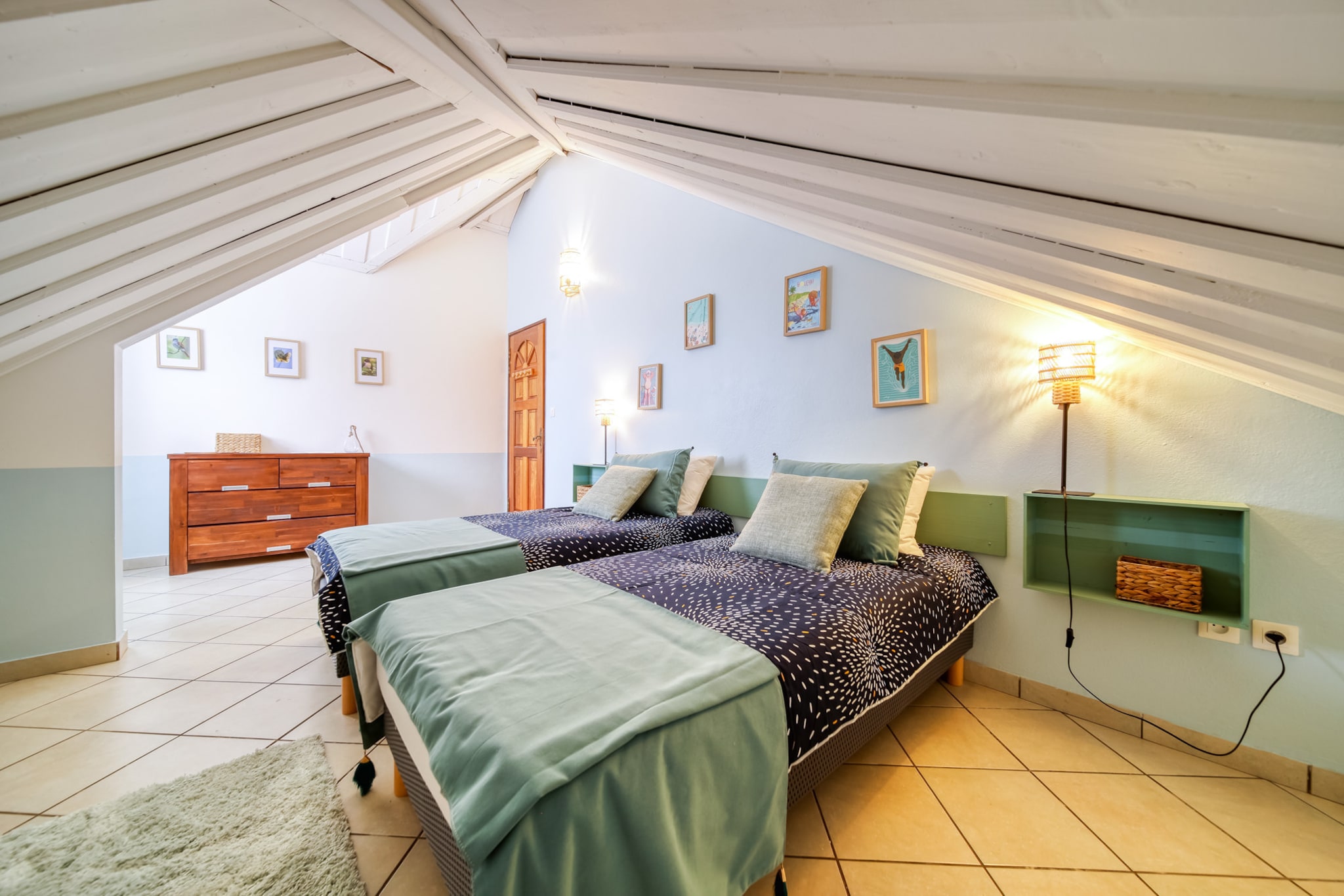 Kaz Zoizo - Appartement 3* à L'Ermitage-Bedroom