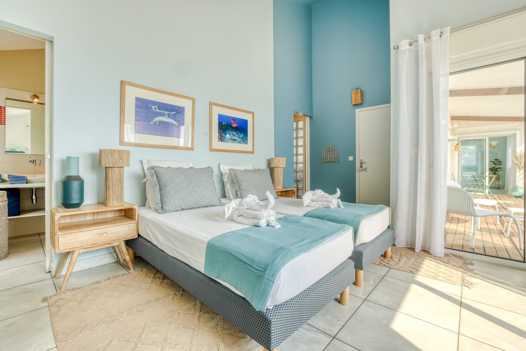Kap Grand Large - Villa 4* Piscine à Saint Leu-Bedroom
