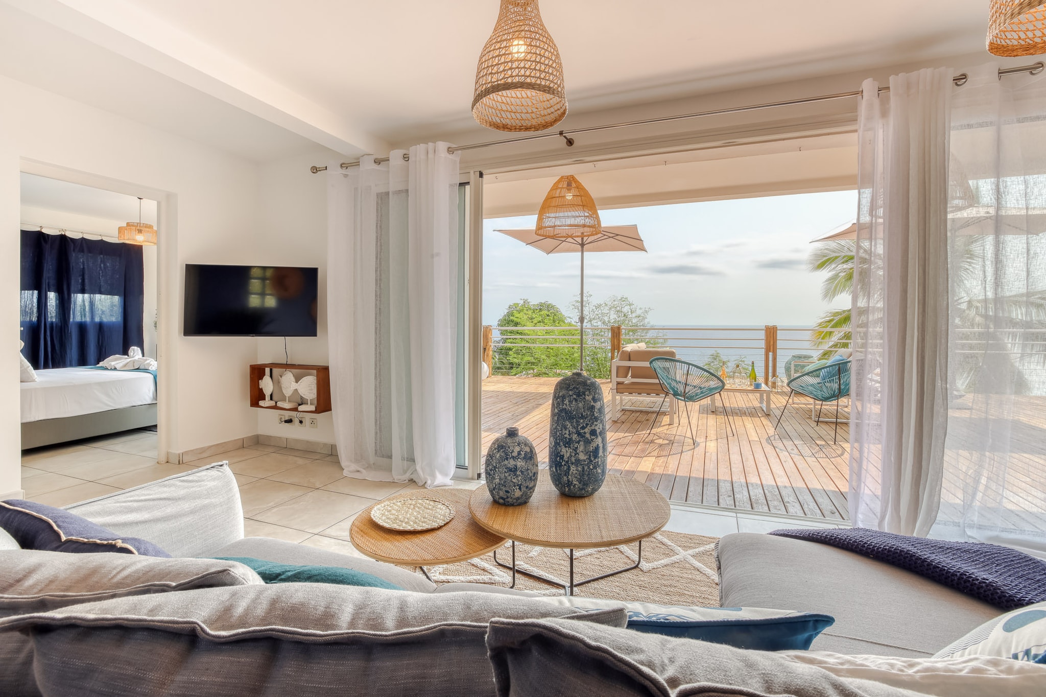 Kap Grand Large - Villa 4* Piscine à Saint Leu-Living room
