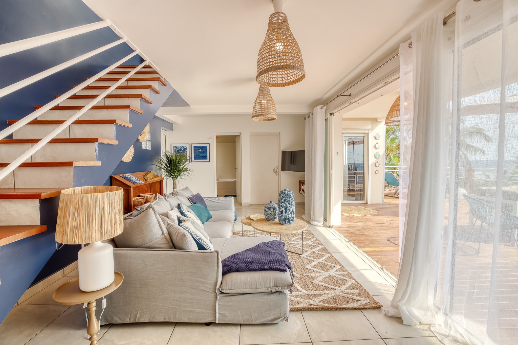 Kap Grand Large - Villa 4* Piscine à Saint Leu-Living room