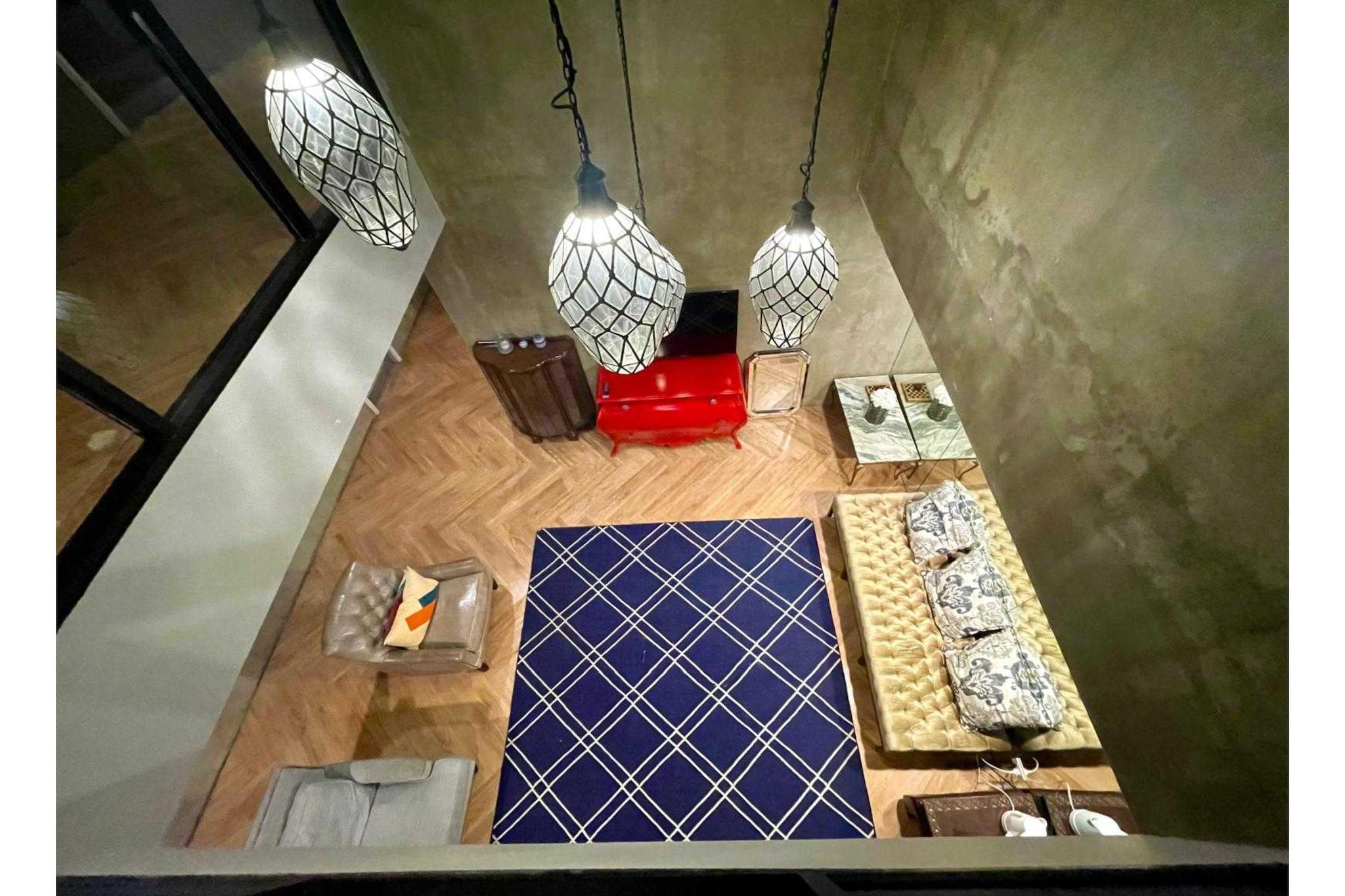 Ground floor: (bedroom(double bed, double bed, TV, air conditioning), bathroom(shower, toilet, bidet, Towels incl., shampoo, body soap))