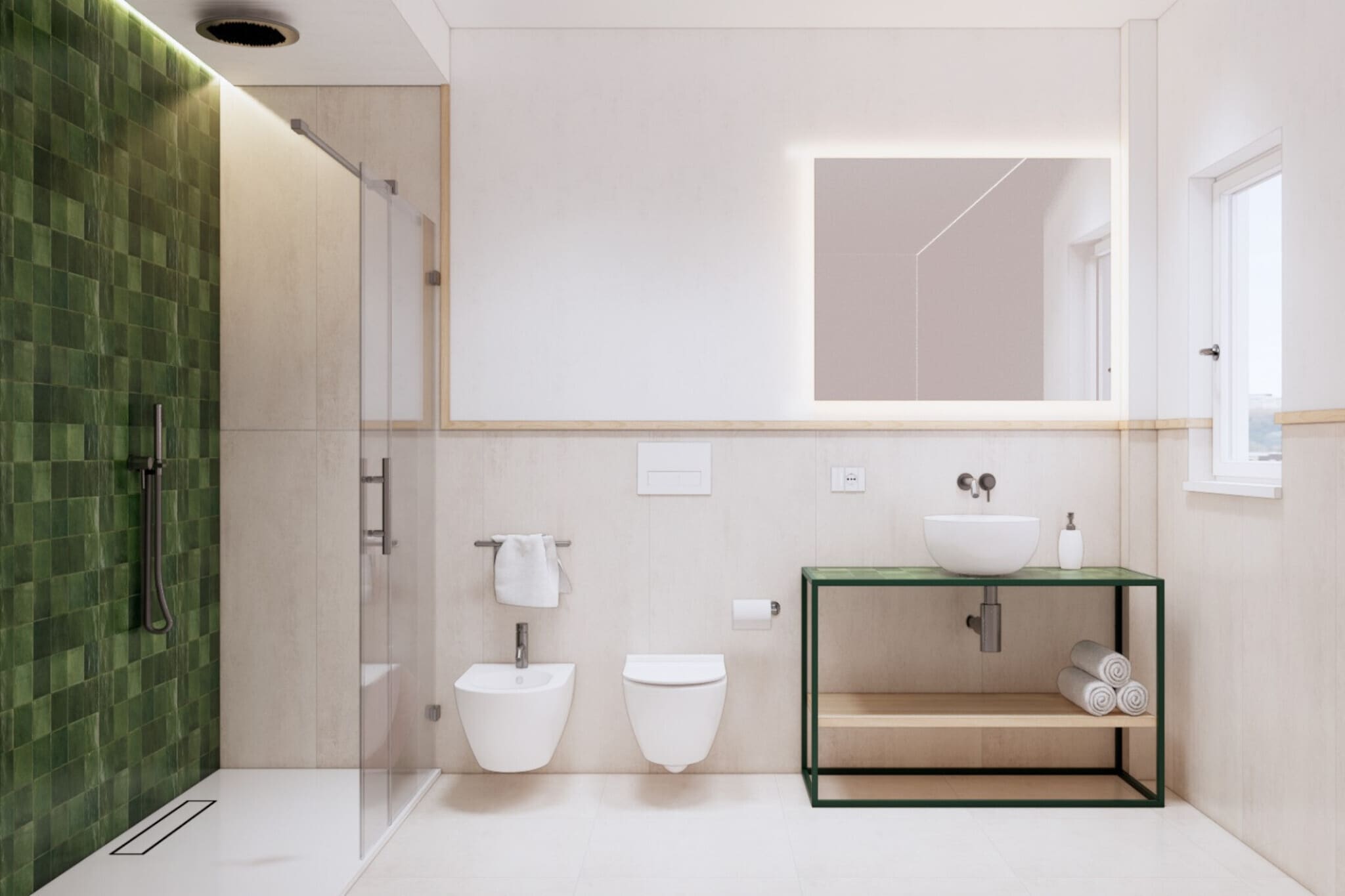 Suites 21  Bosco-Badkamer