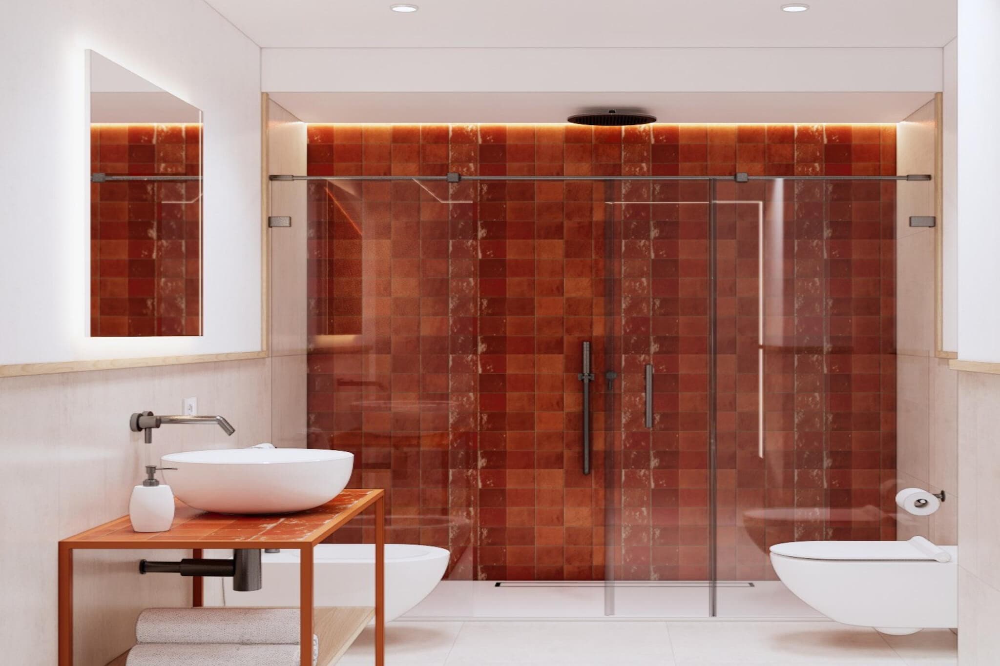 Suites 21 Corallo-Badkamer