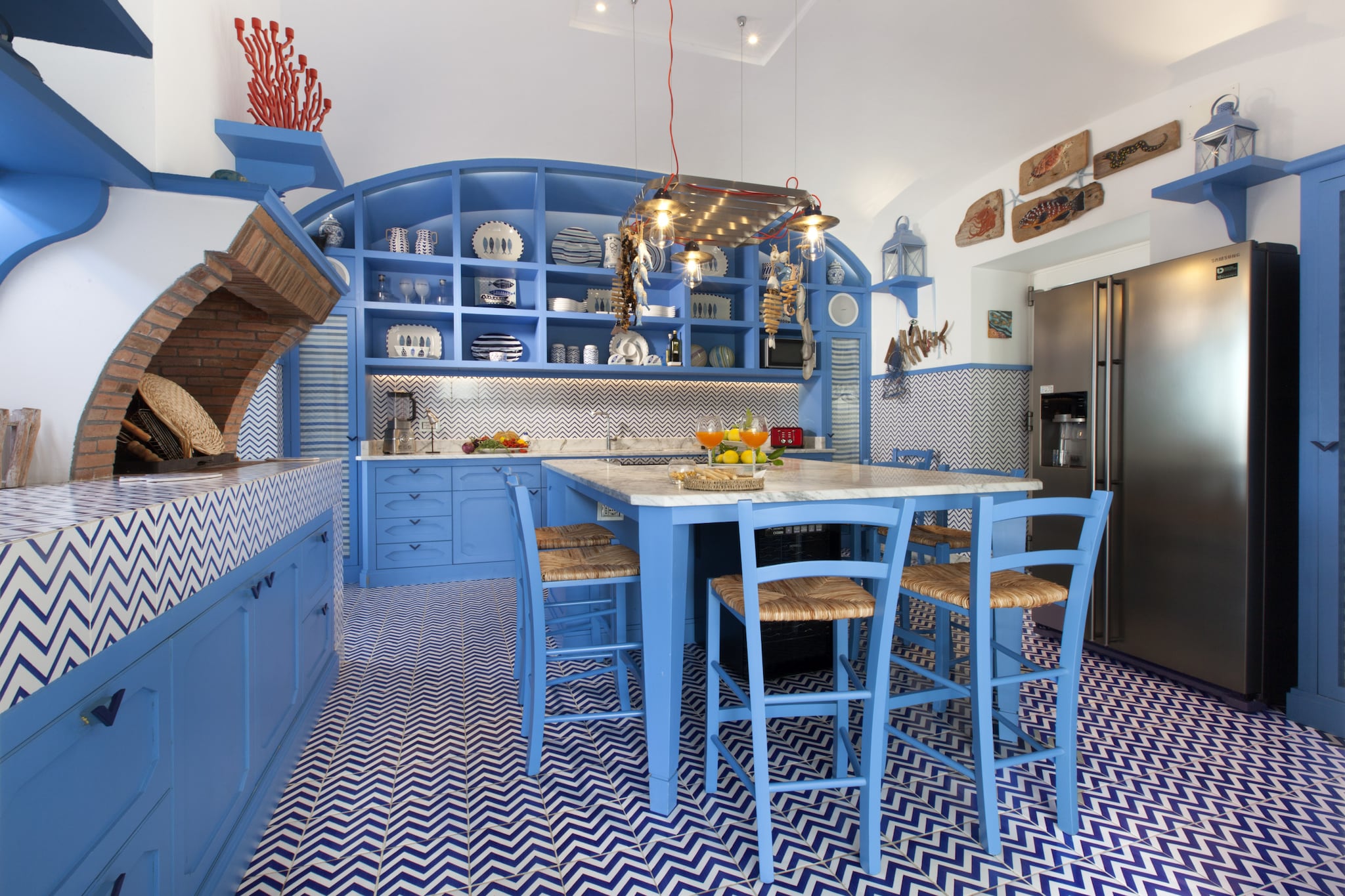 Villa Blue Skyline-Keuken
