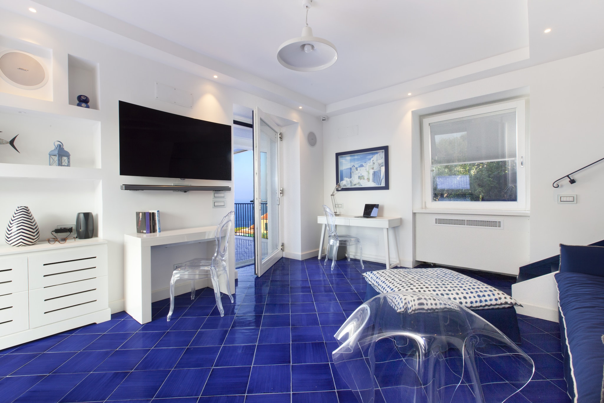 Villa Blue Skyline-Woonkamer