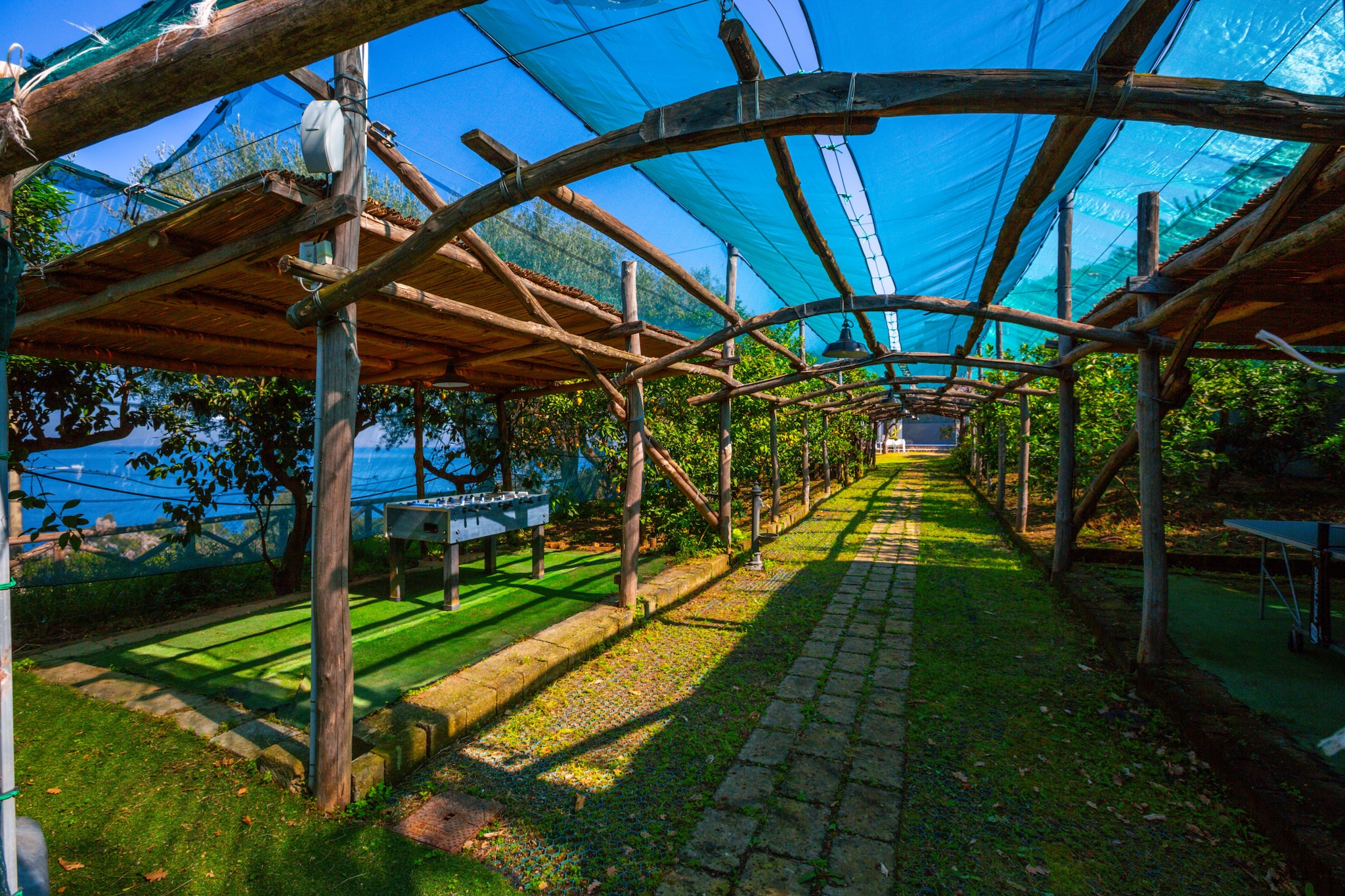Villa Blue Skyline-Tuinen zomer
