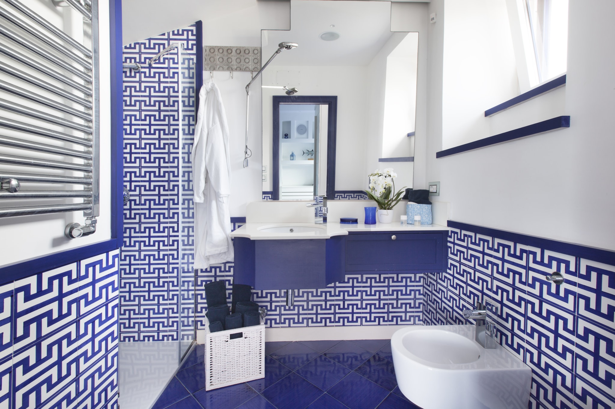 Villa Blue Skyline-Badkamer