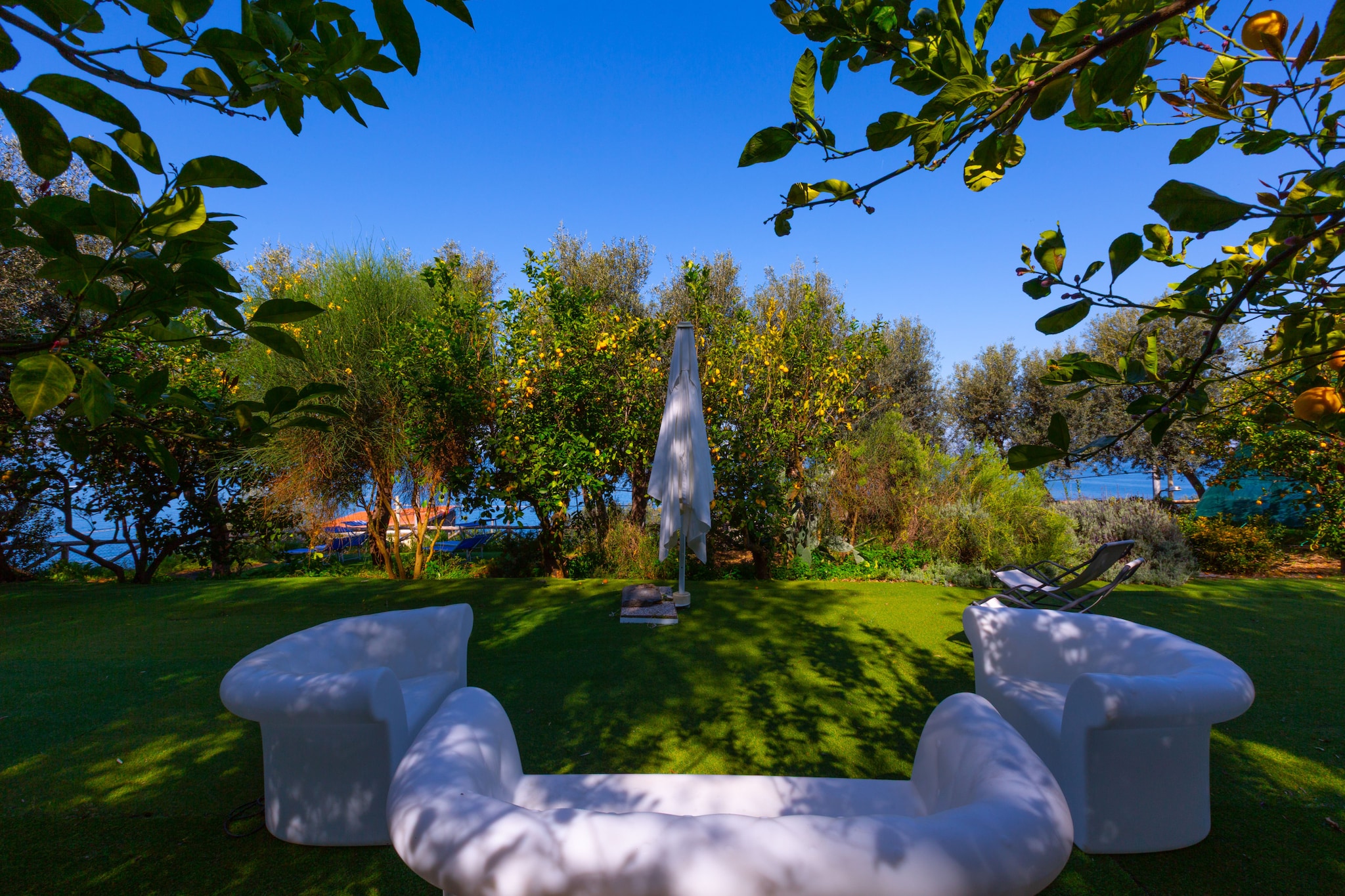 Villa Blue Skyline-Tuinen zomer