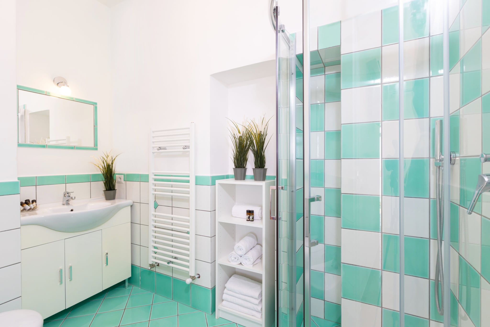 Casa Satriano APT.-Badkamer