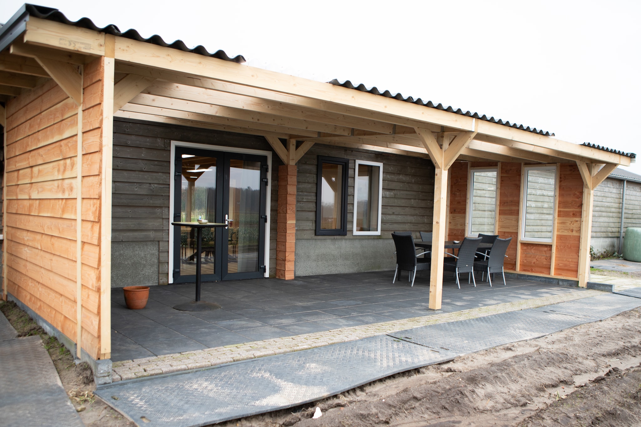 Het Boshuis-Terrasse/Balkon