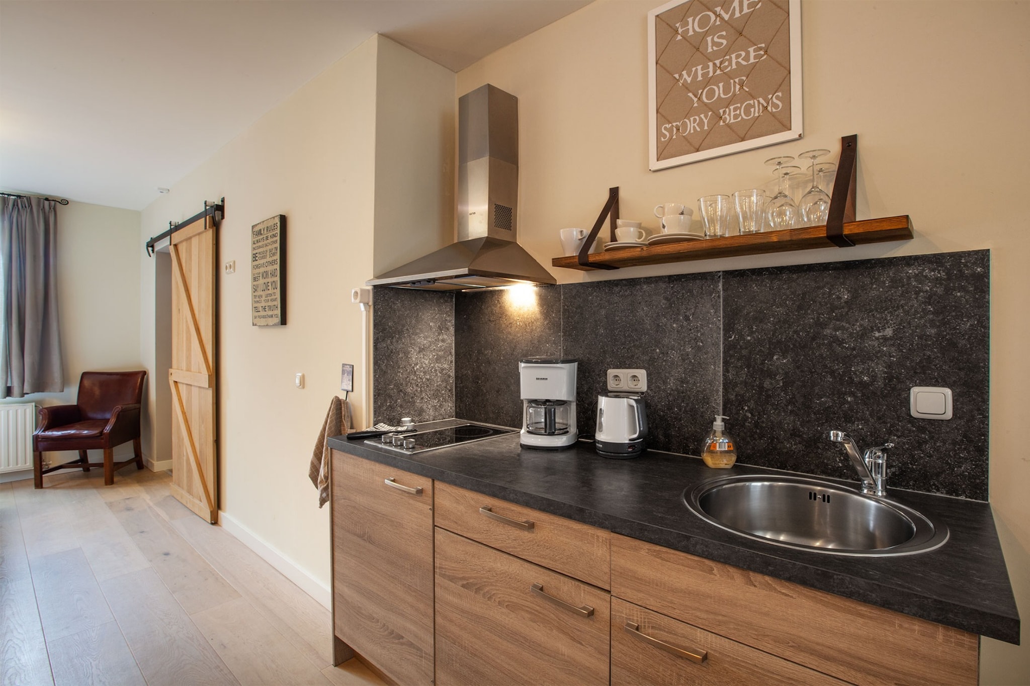 Luxe appartement Nous - nr 7-Keuken