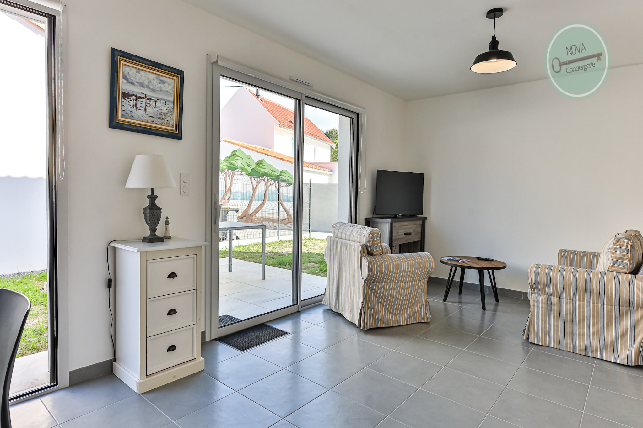 Maison familiale rue des Cordes-Living room