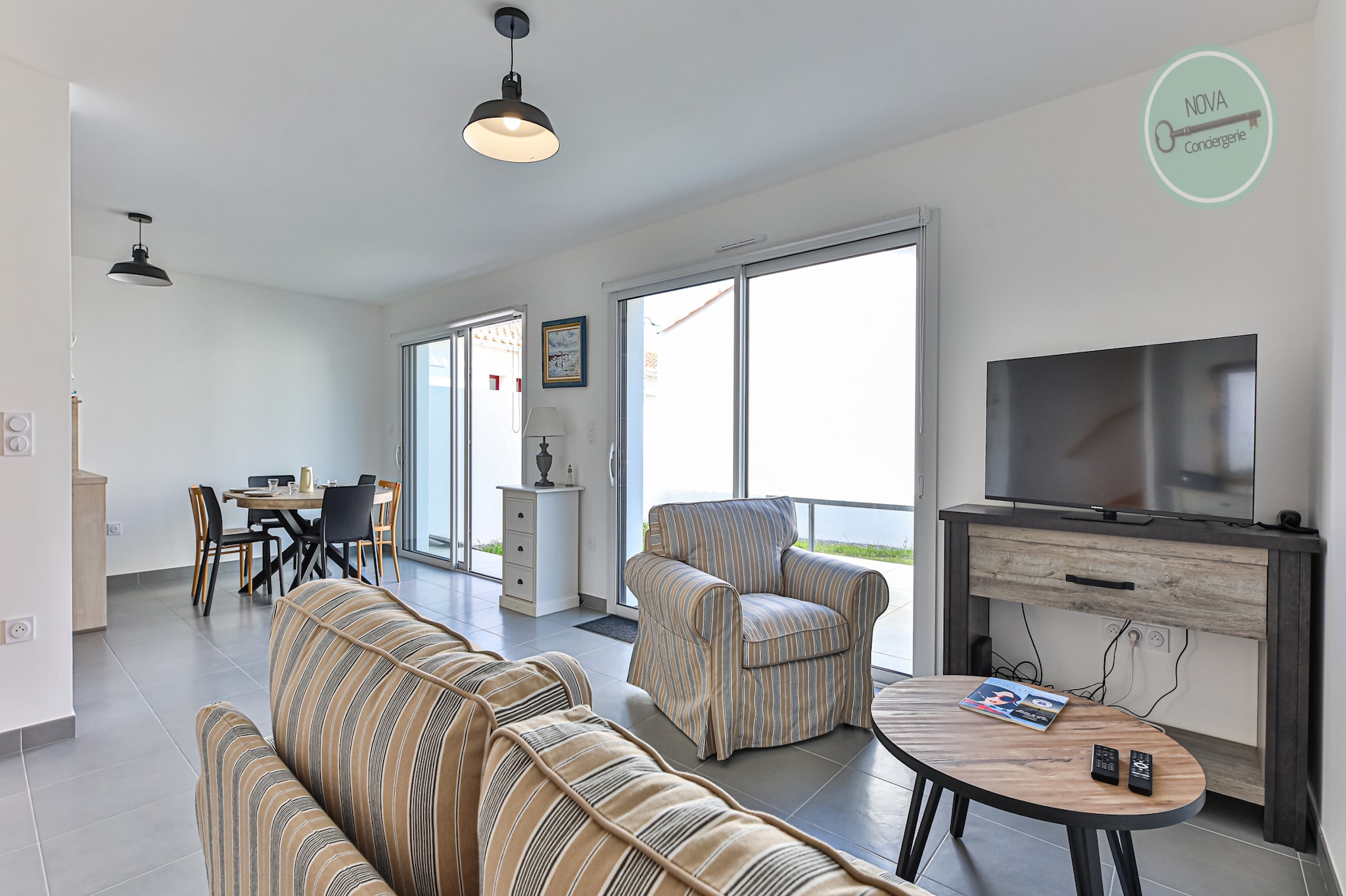 Maison familiale rue des Cordes-Living room