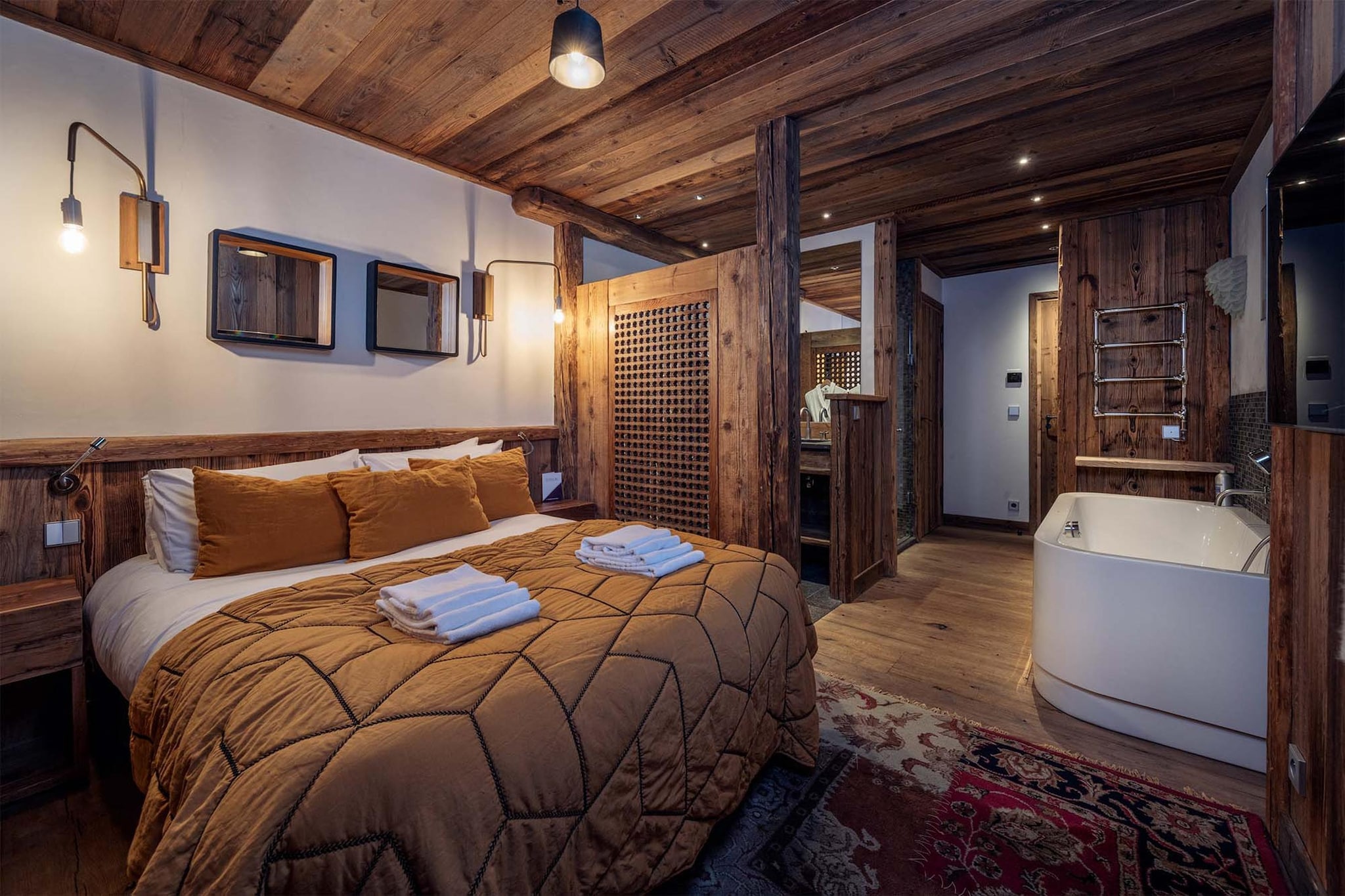 Chalet 6 pièces  cabine 10/12 personnes-Slaapkamer