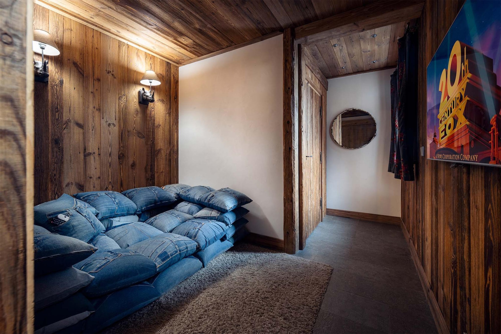Chalet 6 pièces  cabine 10/12 personnes-Woonkamer