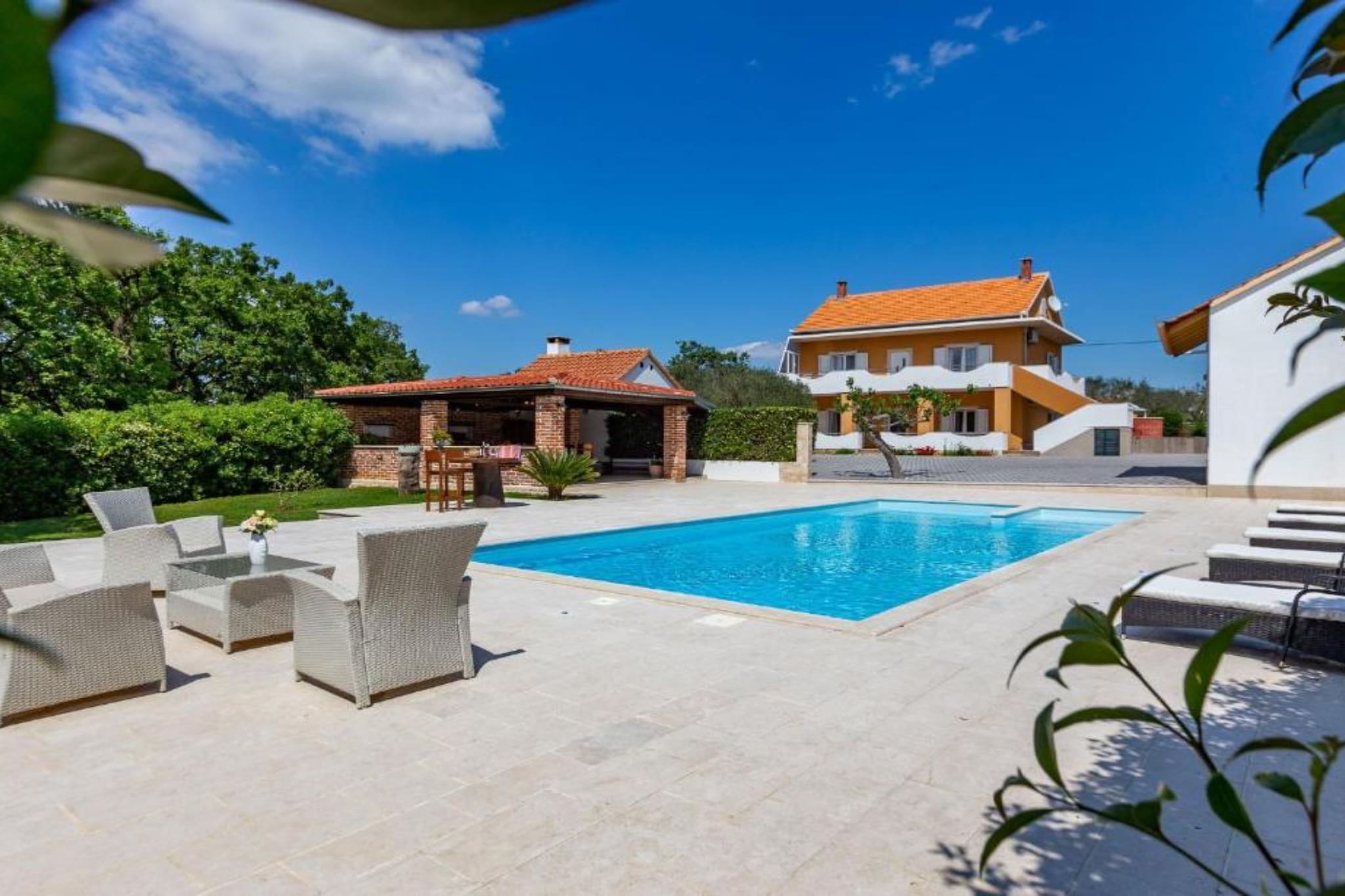 Peaceful Murvica Villa Pool, Garden, and Modern Comfort - Two Bedroom Holiday Home with Private Pool-Swimming pool