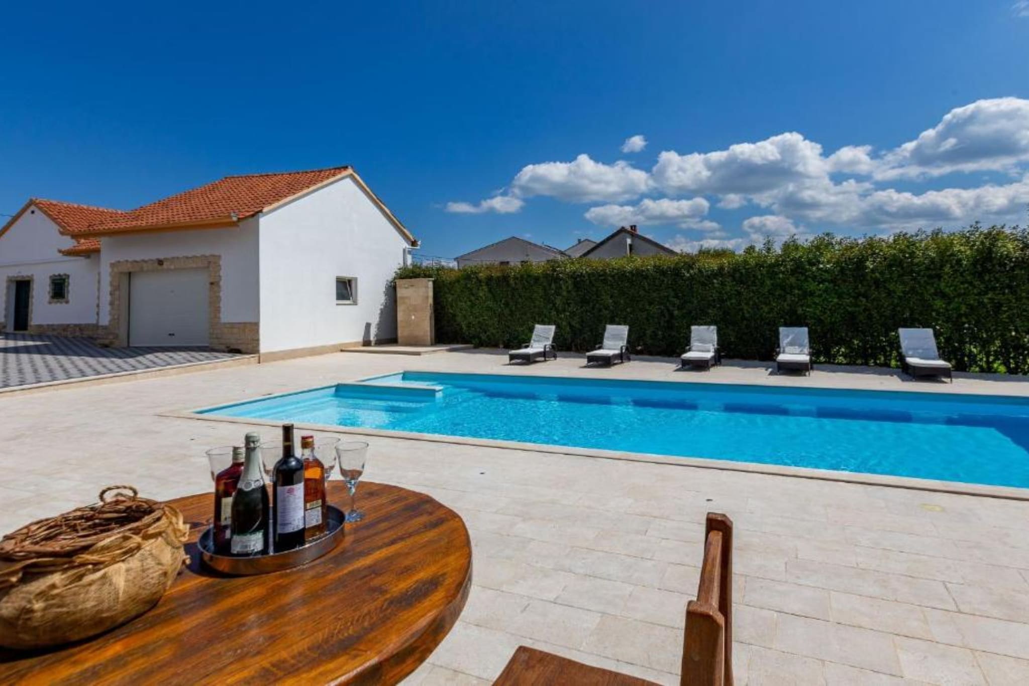 Peaceful Murvica Villa Pool, Garden, and Modern Comfort - Two Bedroom Holiday Home with Private Pool-Swimming pool