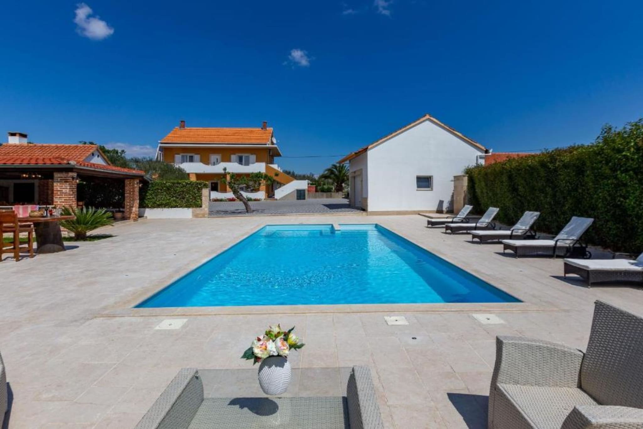 Peaceful Murvica Villa Pool, Garden, and Modern Comfort - Two Bedroom Holiday Home with Private Pool-Swimming pool