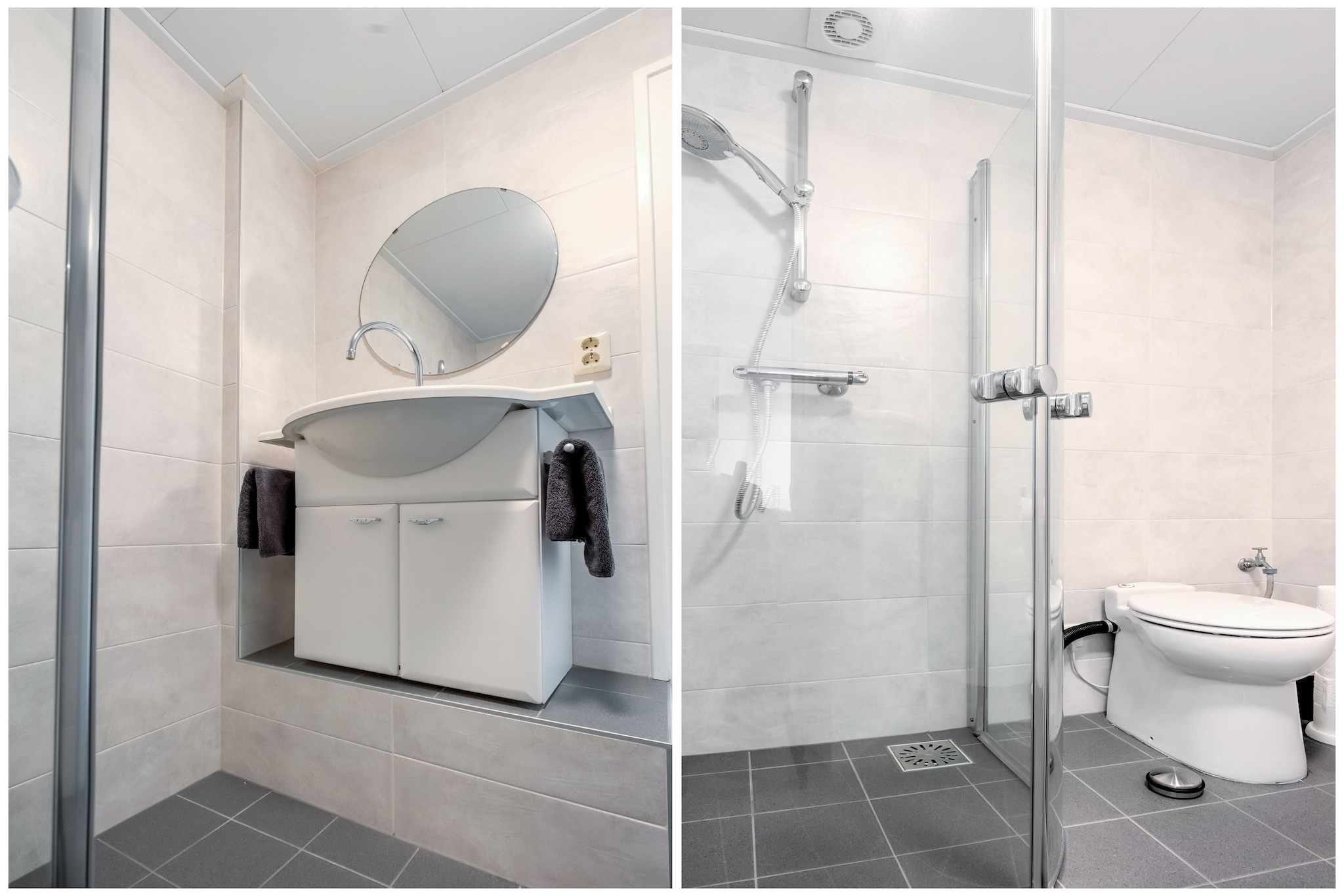 Okken House 1 and 3A-Badkamer