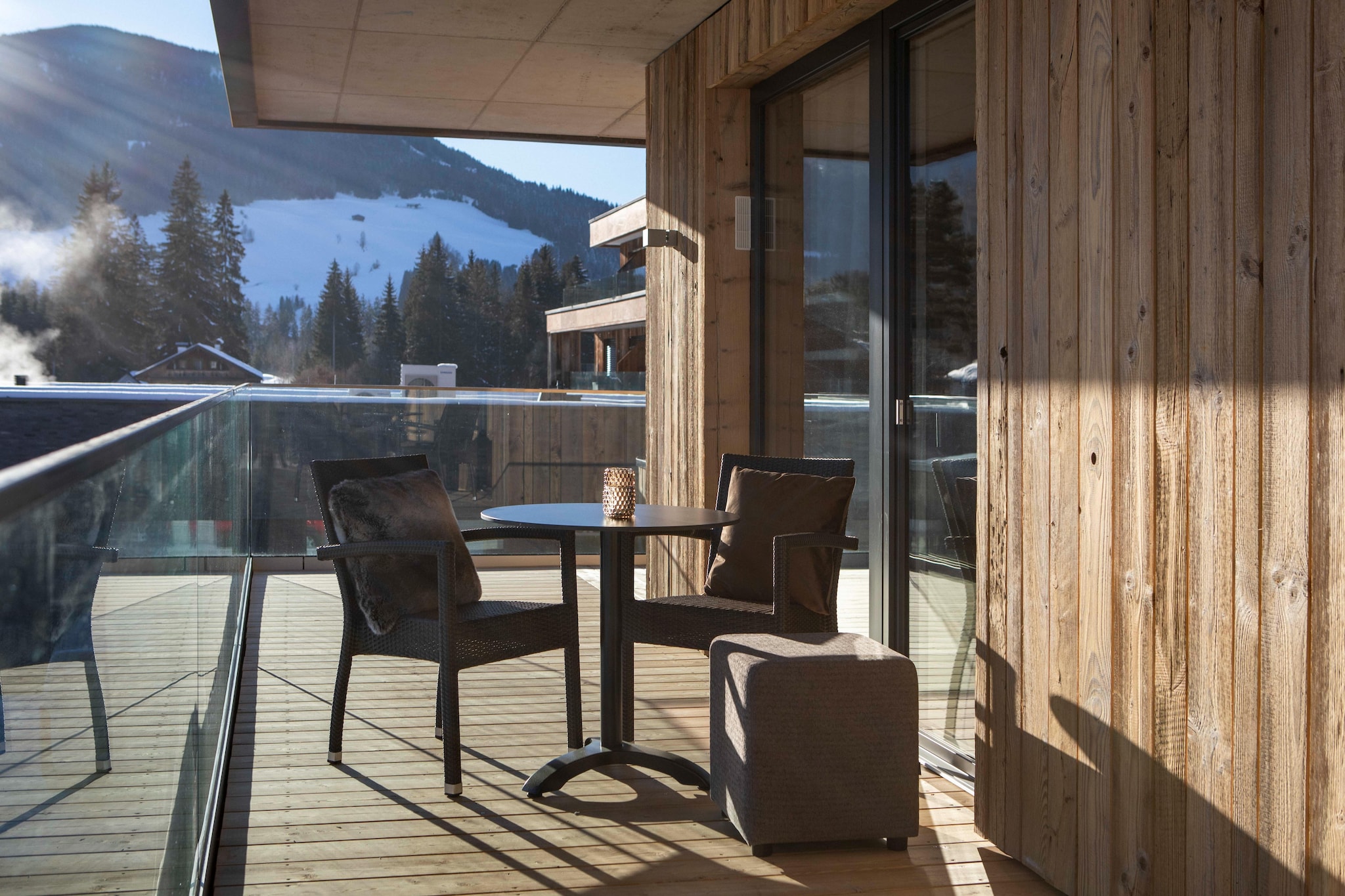 Berg & Golf Apartments Westendorf 2-Terrasse / balcon