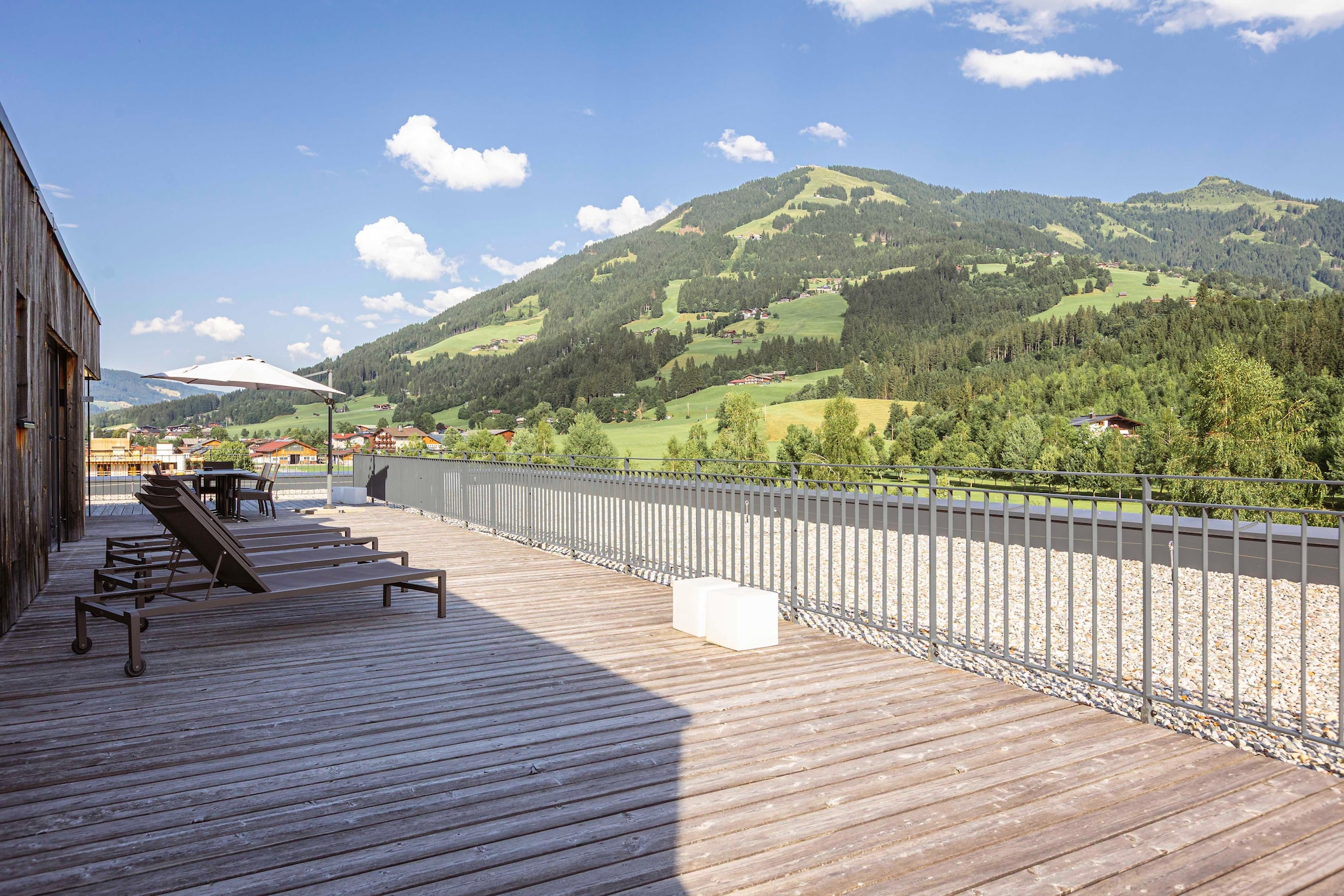 Berg & Golf Apartments Westendorf 4-Terrasse / balcon