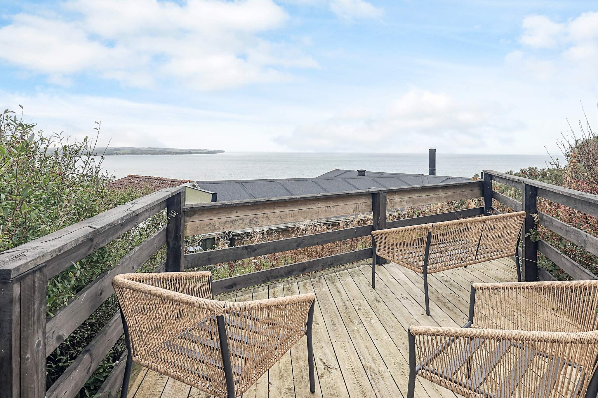 Maison de vacances pour 4 a Struer-Vue sur l'eau