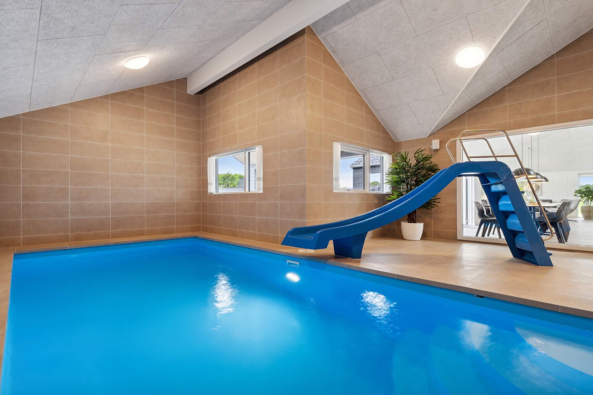 5 sterren vakantie huis in Bogense-Zwembad