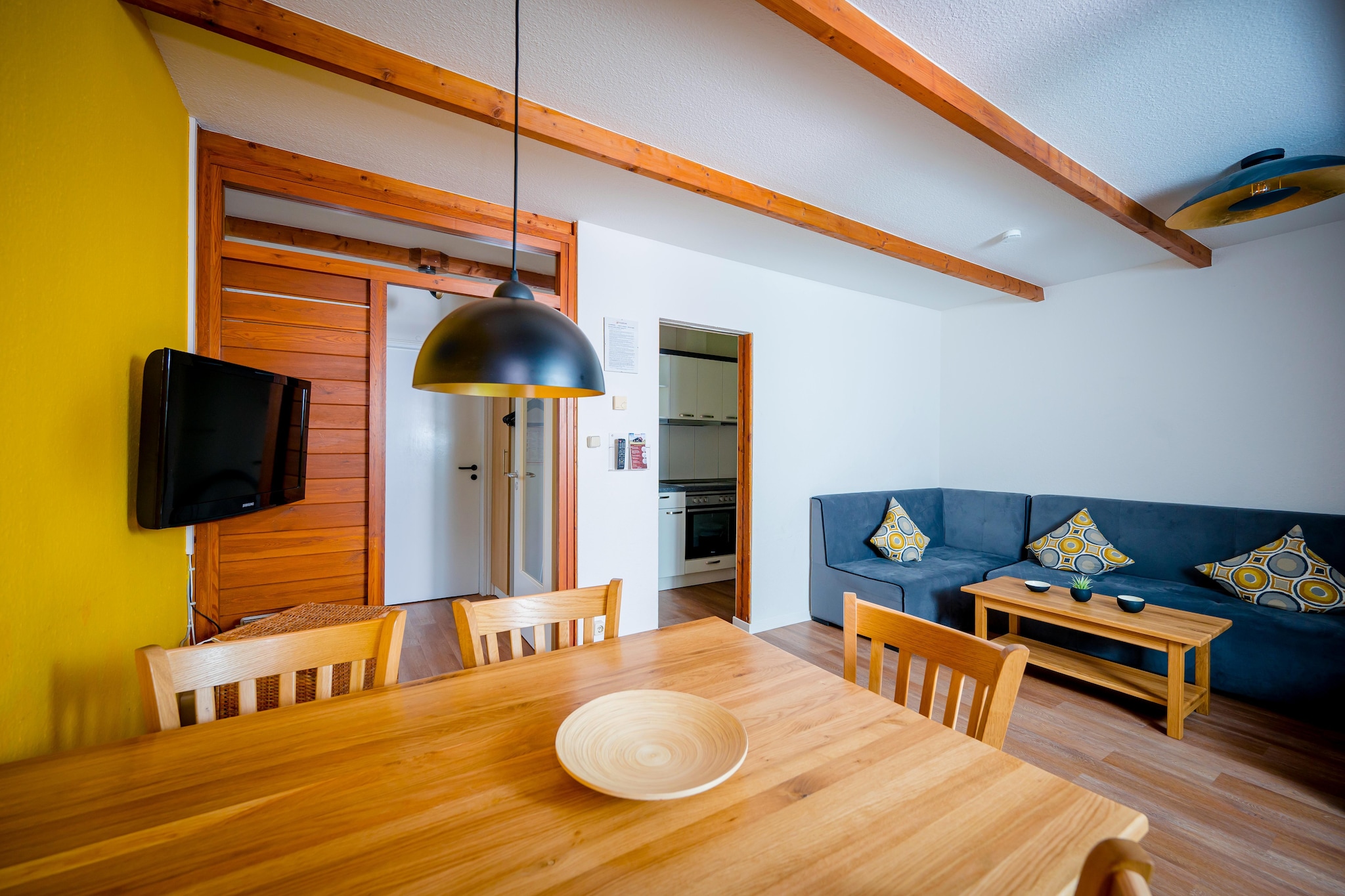Blockhaus HiPr 5 Pers-Woonkamer