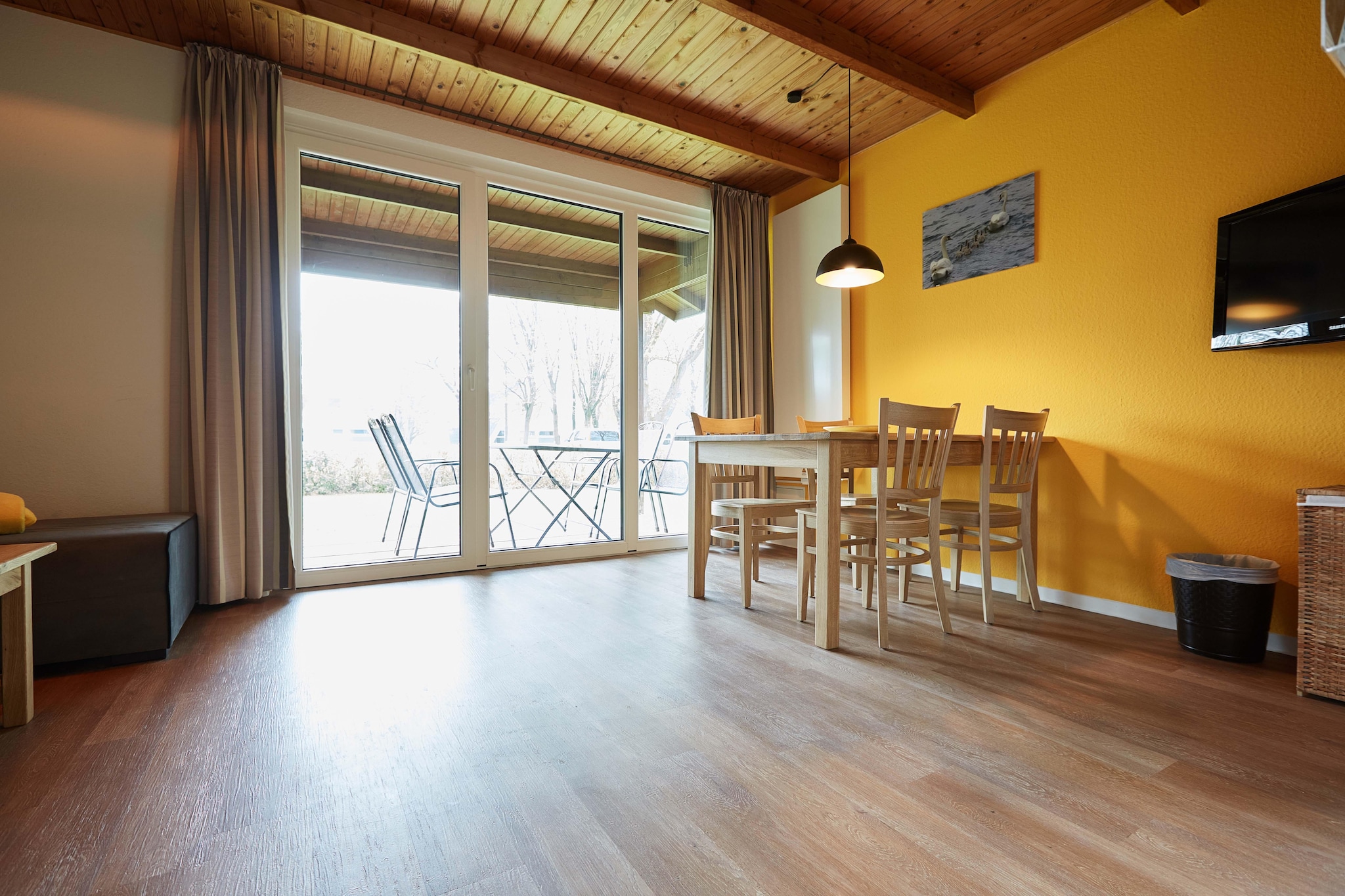 Blockhaus HiPr 5 Pers-Woonkamer